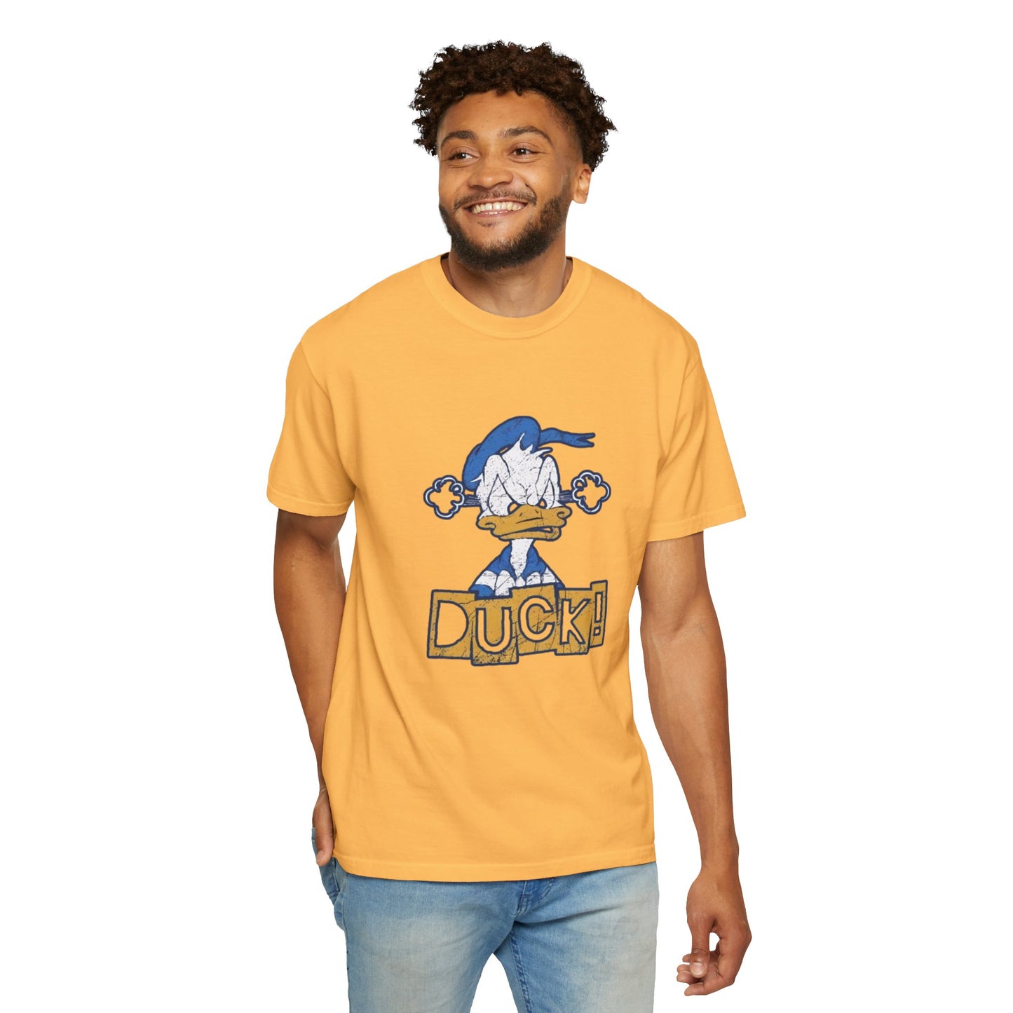 Cartoon Funny Duck Graphic T-Shirt