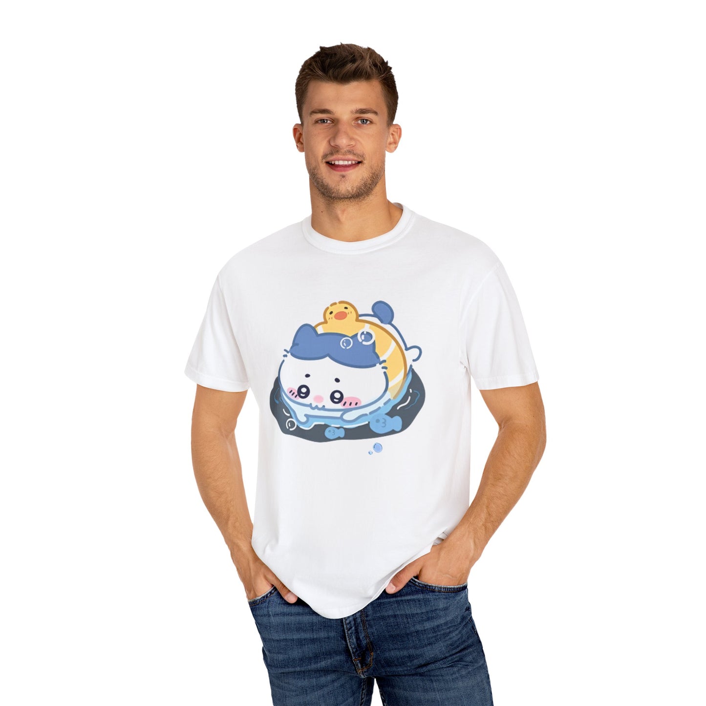 Cartoon Cute Meow Unisex T-Shirt