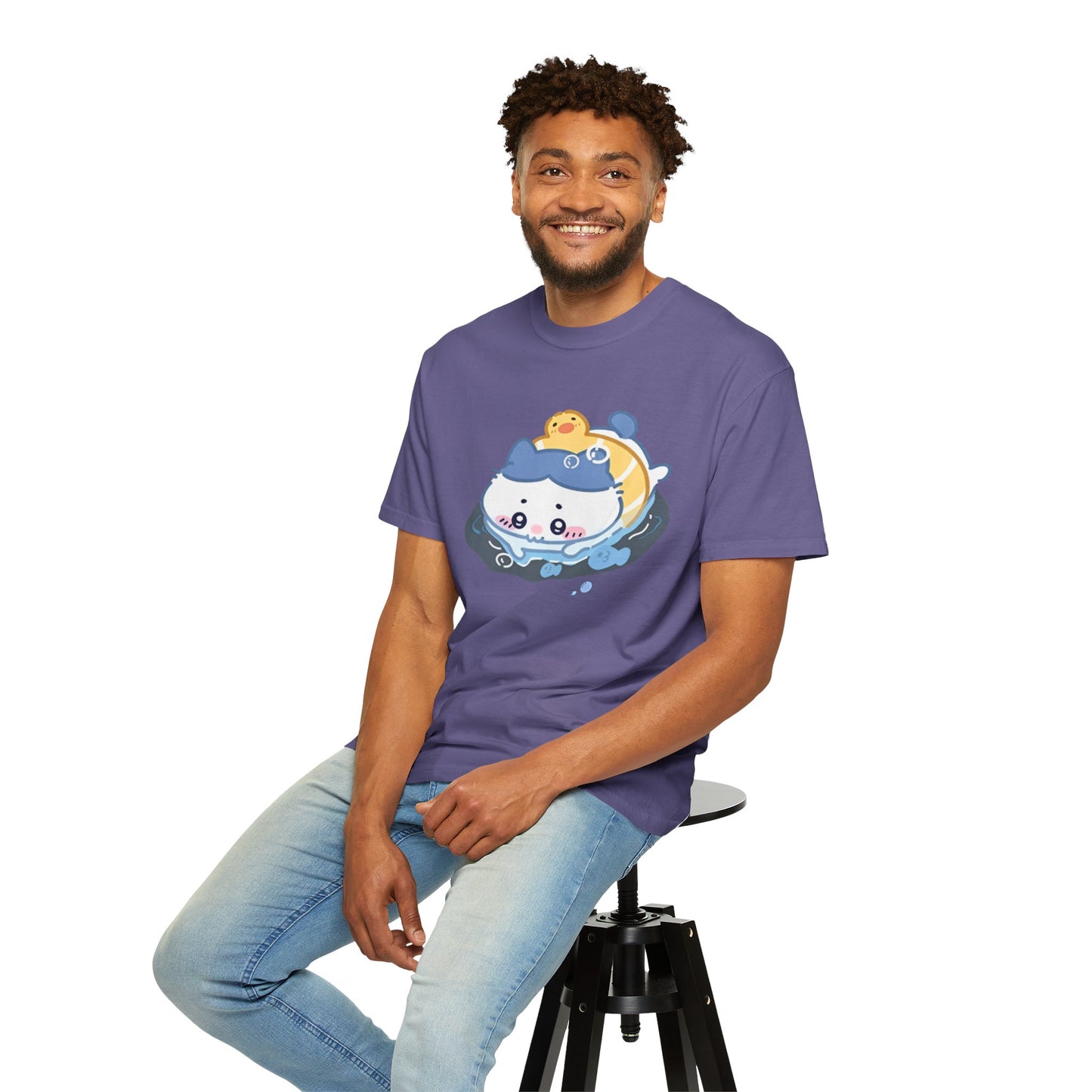Cartoon Cute Meow Unisex T-Shirt
