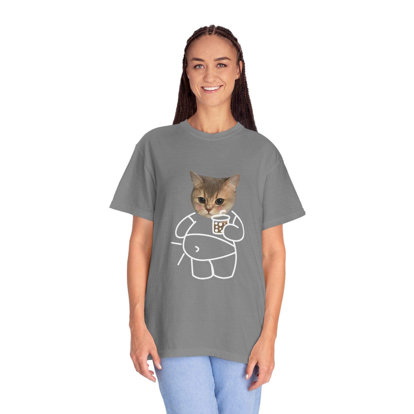 Cartoon Cute Cat Unisex T-Shirt