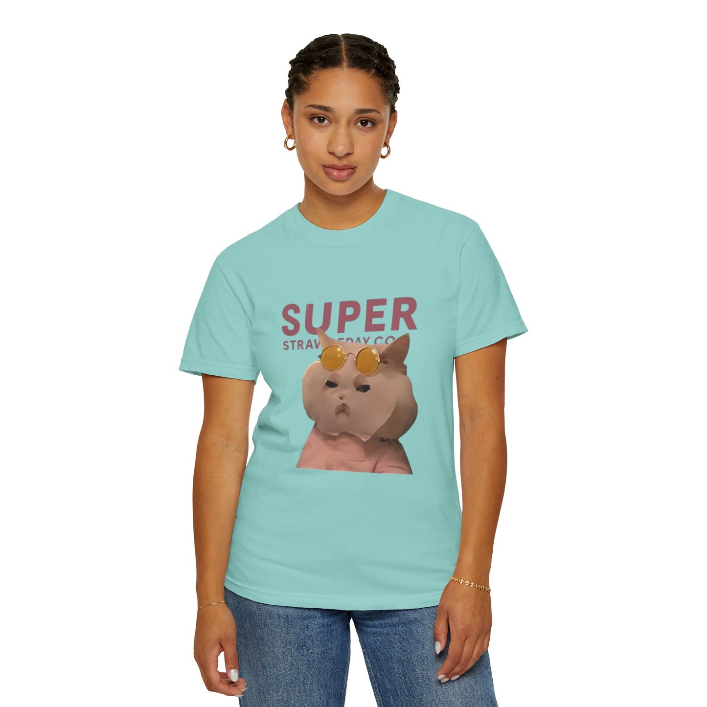 Cartoon Funny Meow Unisex T-Shirt