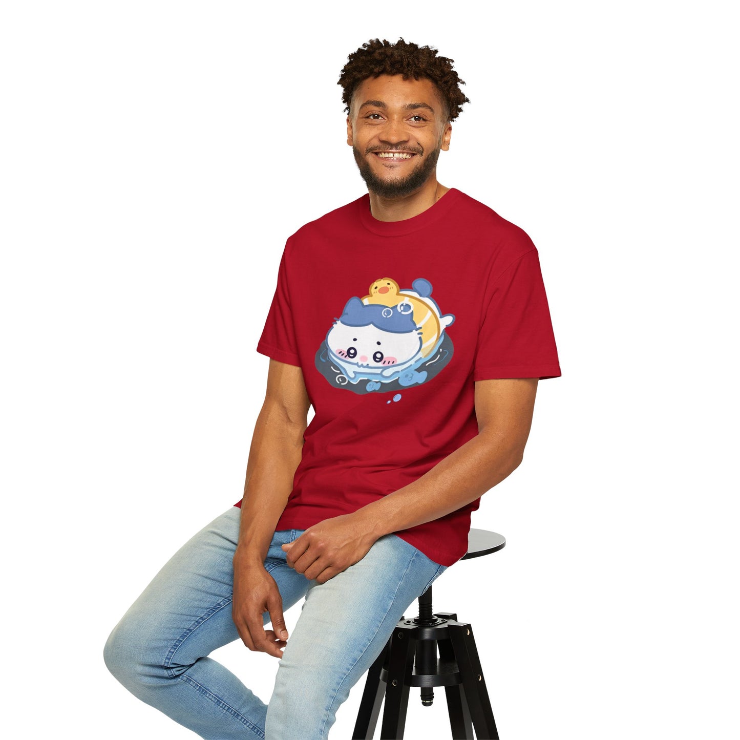 Cartoon Cute Meow Unisex T-Shirt