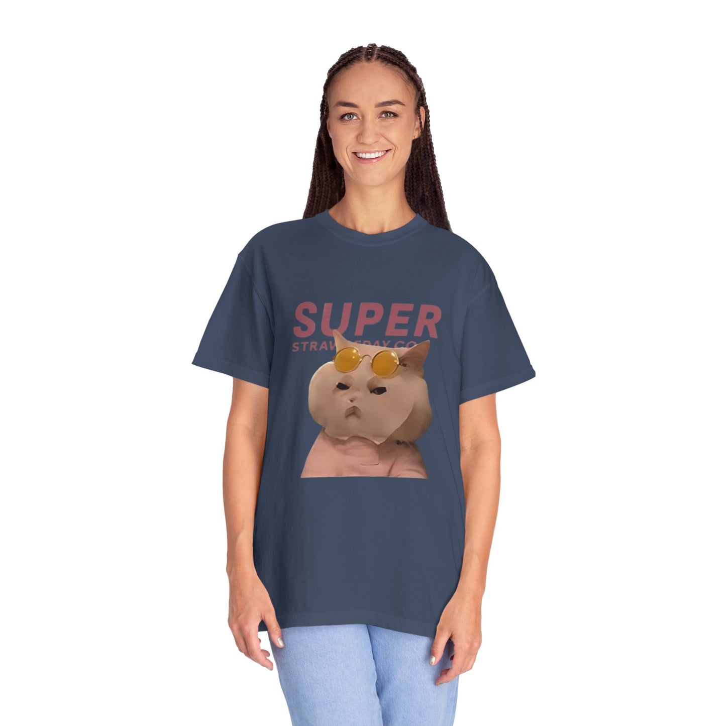Cartoon Funny Meow Unisex T-Shirt