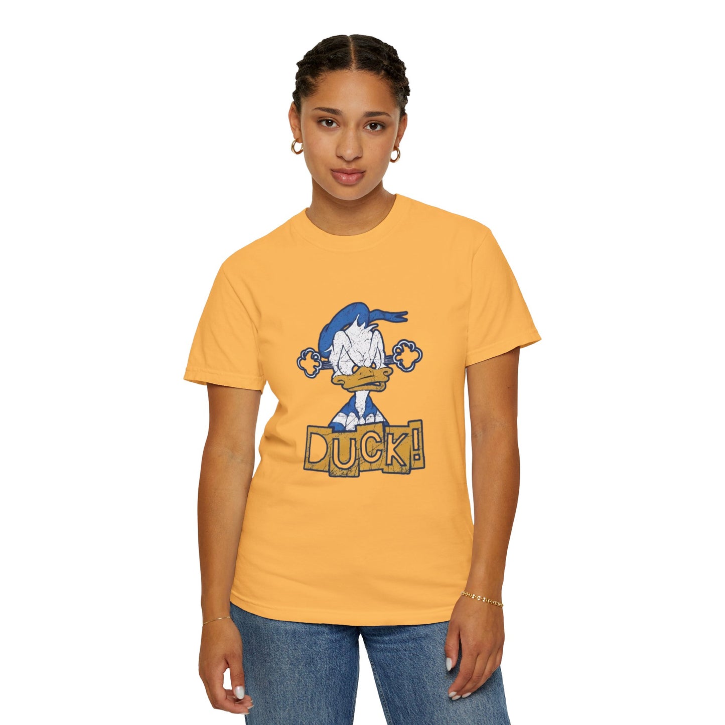 Cartoon Funny Duck Graphic T-Shirt