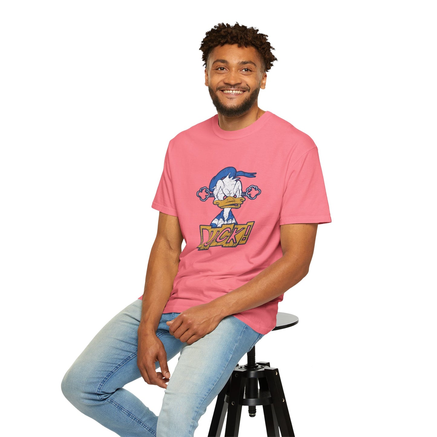 Cartoon Funny Duck Graphic T-Shirt