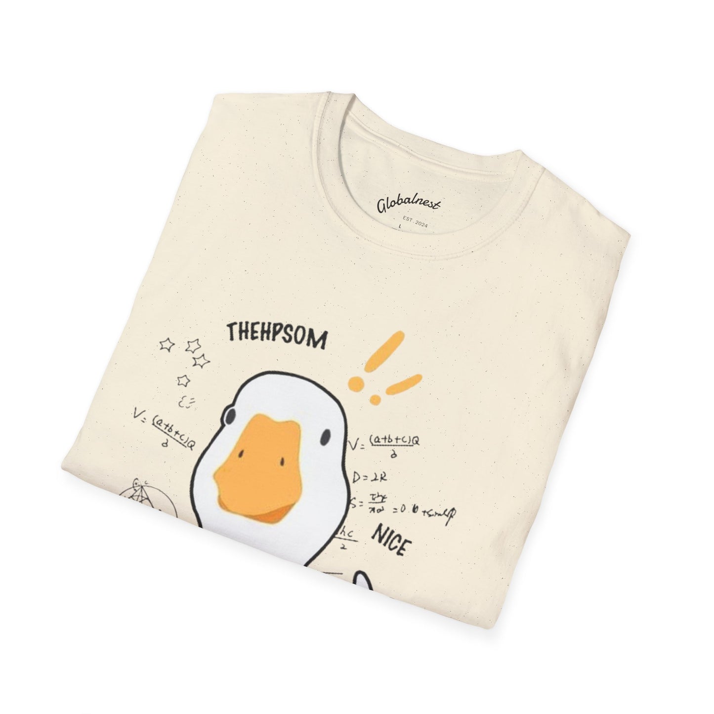 Cartoon Quirky Goose Unisex T-Shirt