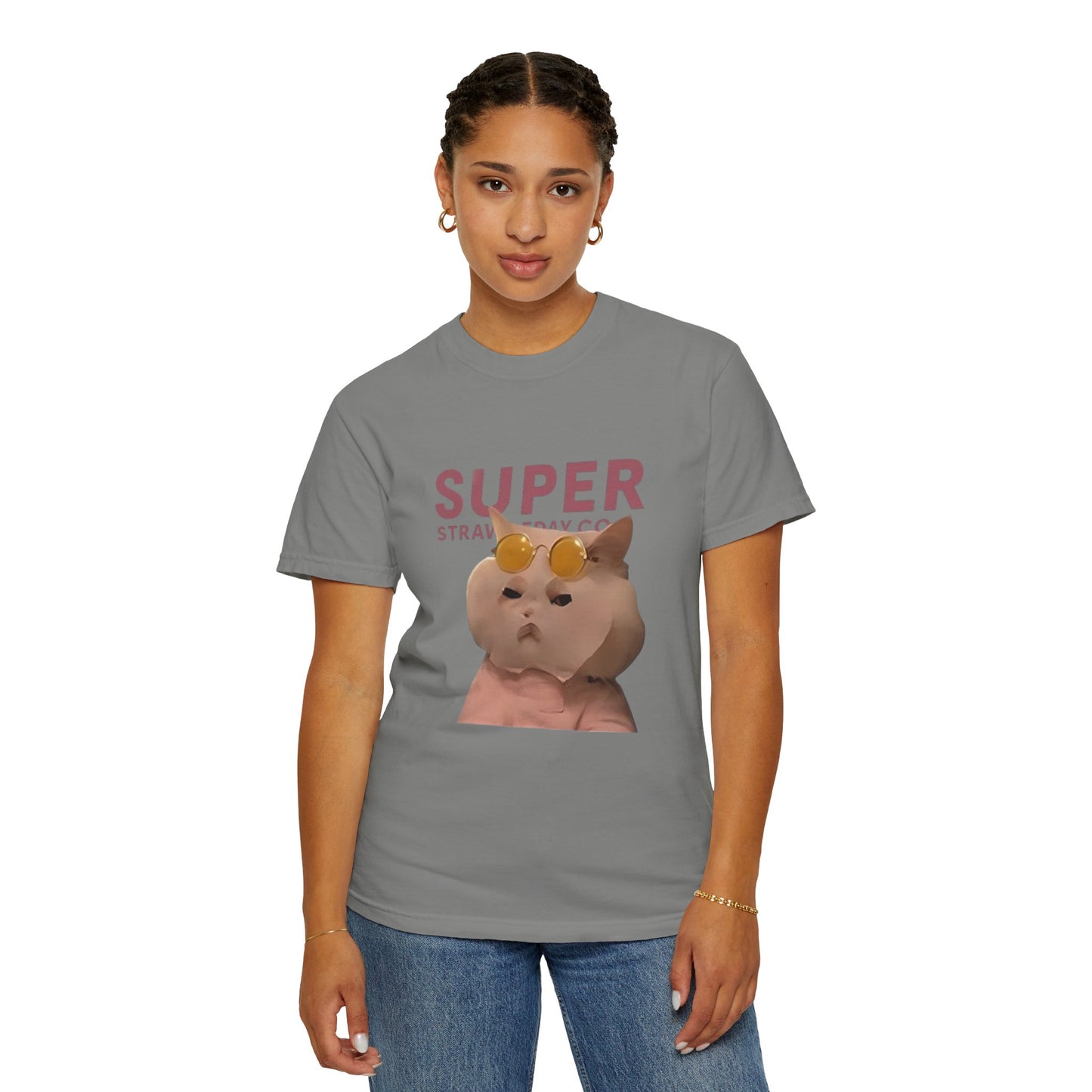Cartoon Funny Meow Unisex T-Shirt