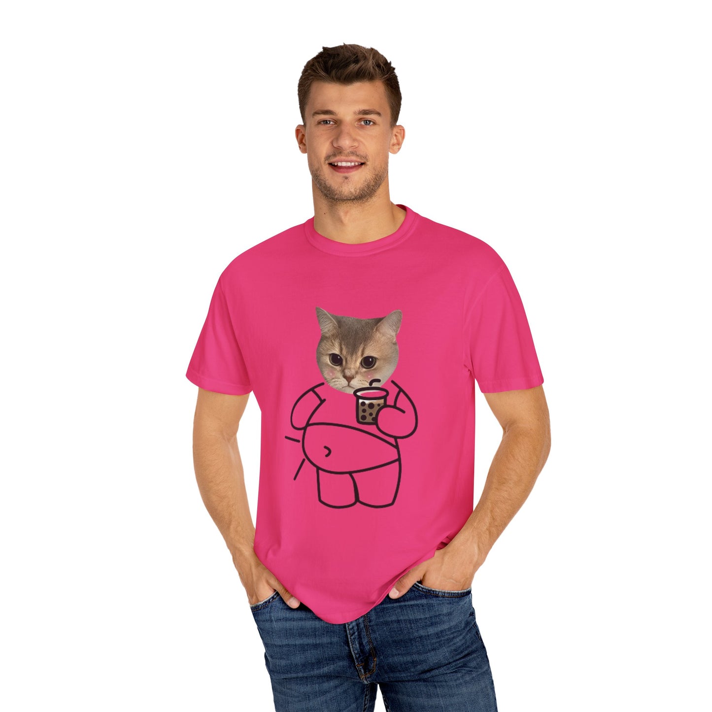 Cartoon Cute Cat Unisex T-Shirt