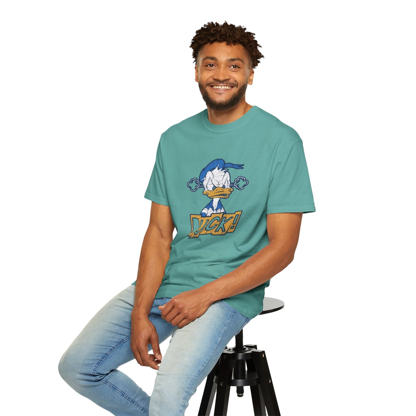 Cartoon Funny Duck Graphic T-Shirt