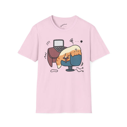 Cartoon Cozy Cat Unisex T-Shirt