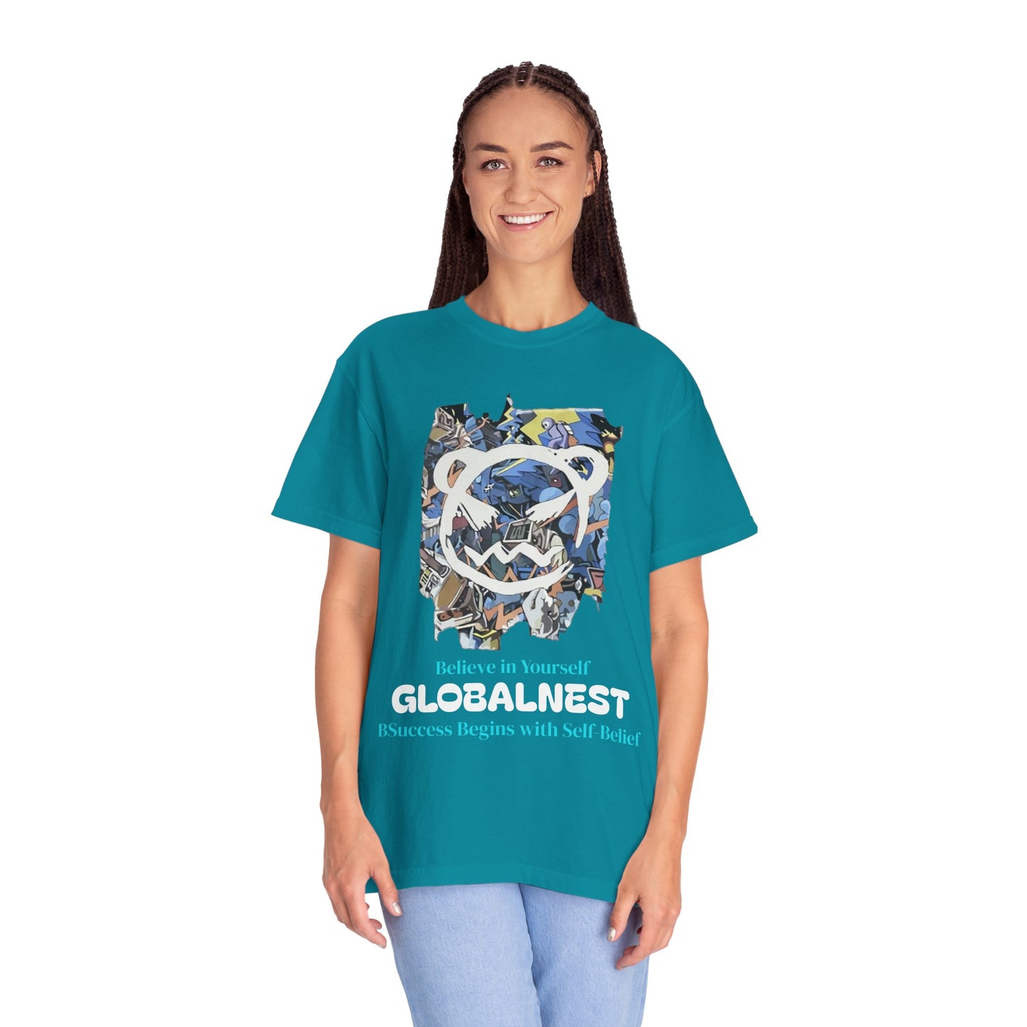 Cartoon Motivational Graphic T-shirt