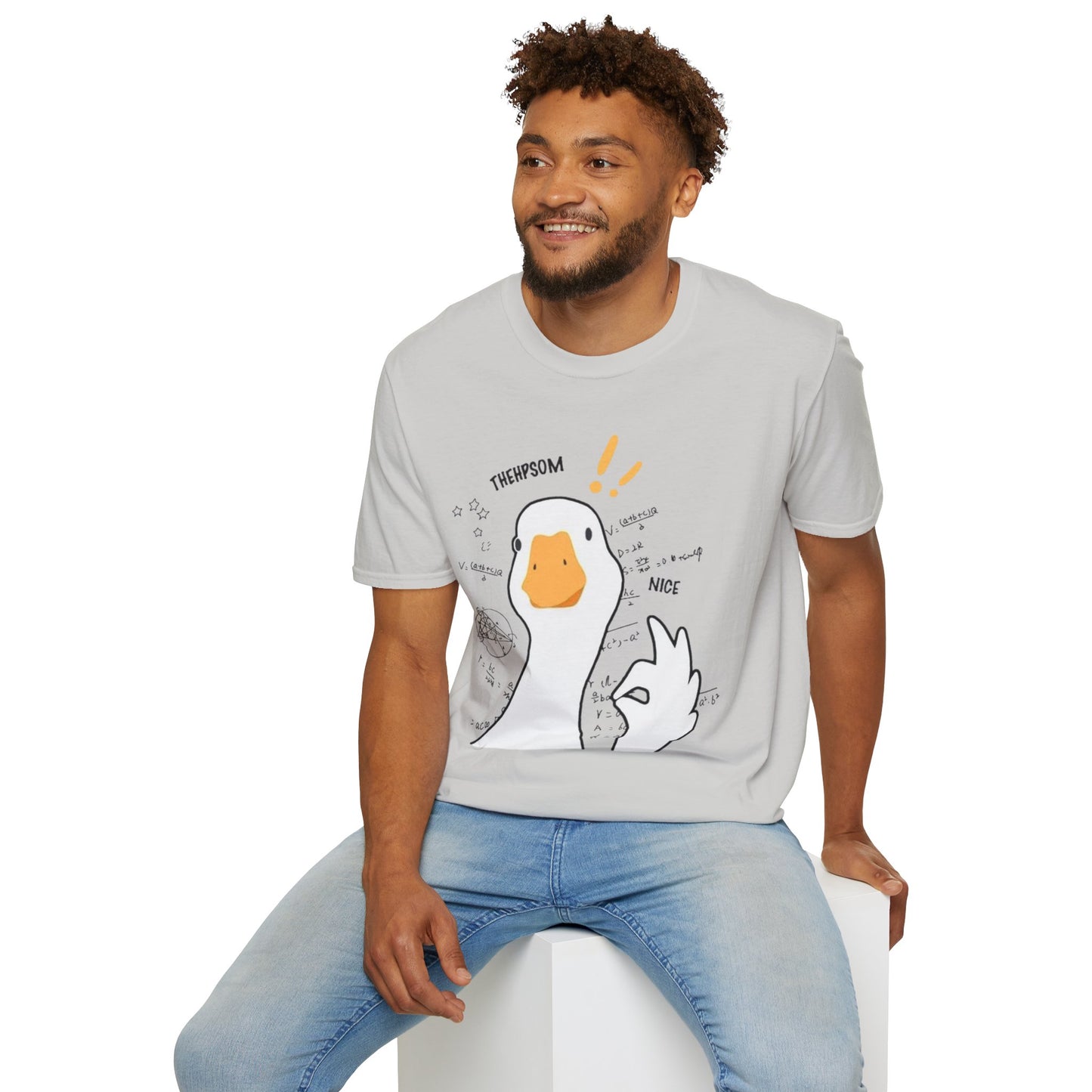 Cartoon Quirky Goose Unisex T-Shirt