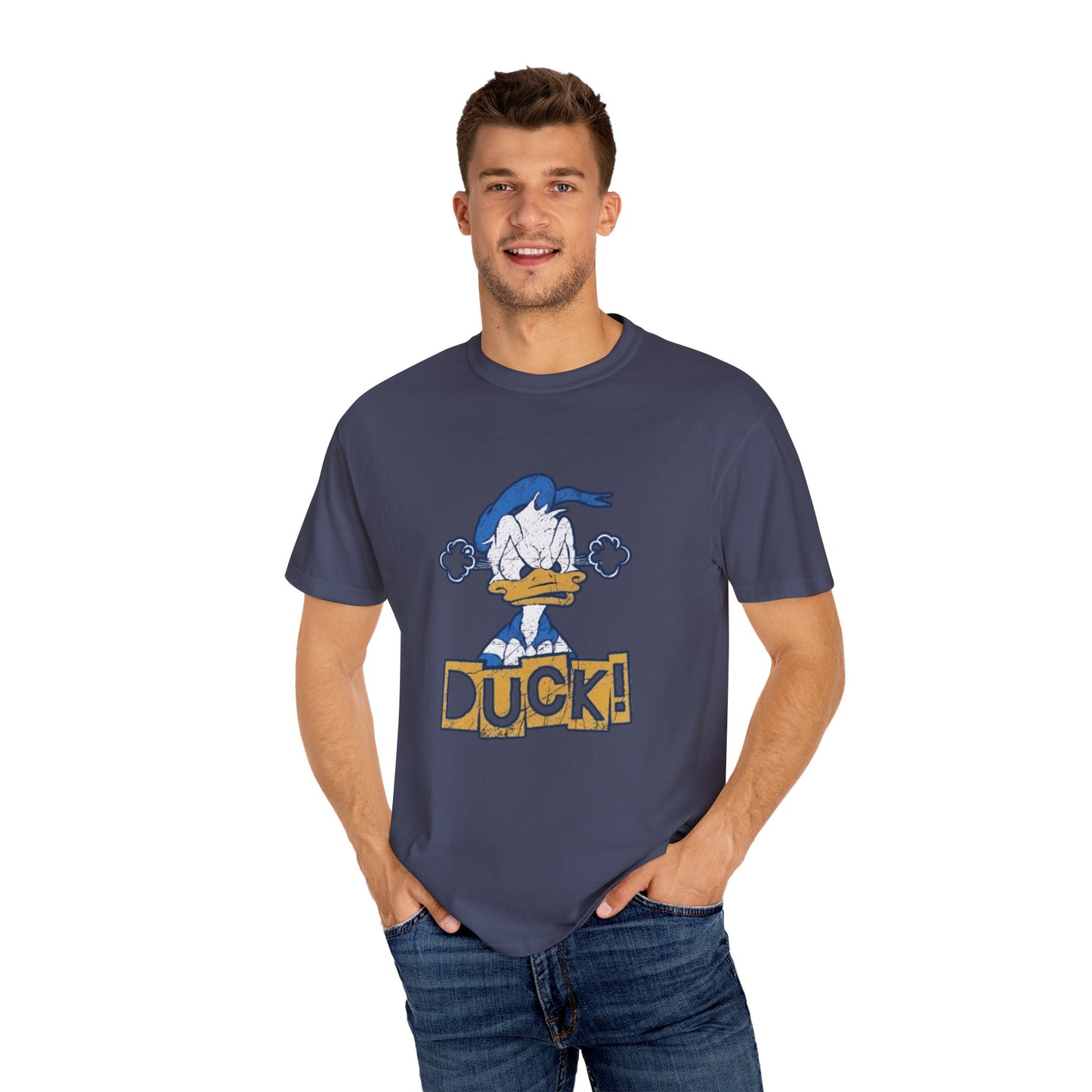 Cartoon Funny Duck Graphic T-Shirt