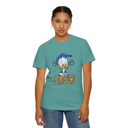 Cartoon Funny Duck Graphic T-Shirt