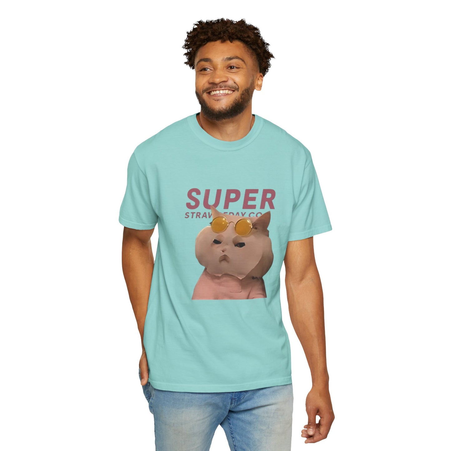 Cartoon Funny Meow Unisex T-Shirt