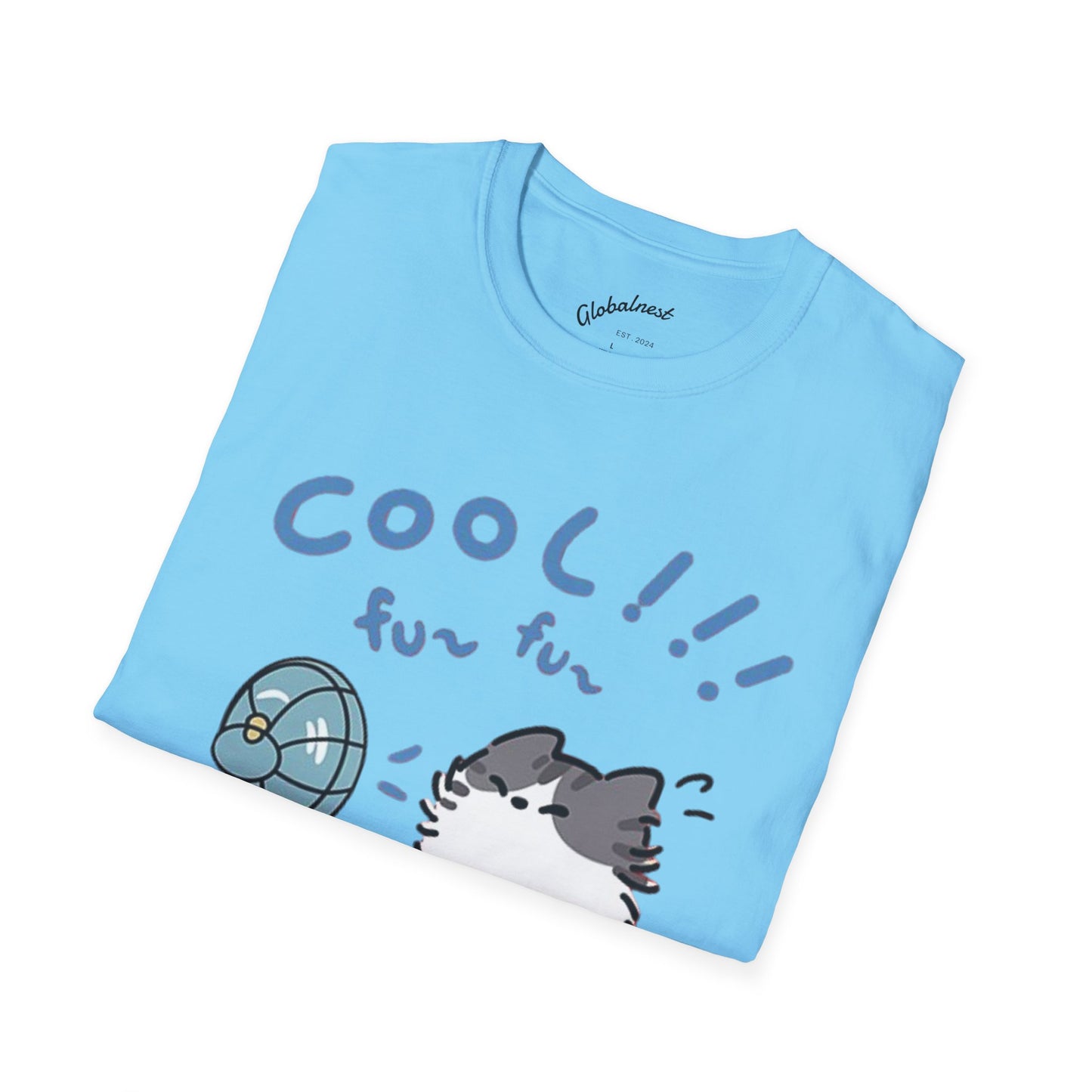 Cartoon Cool Cat Unisex T-Shirt