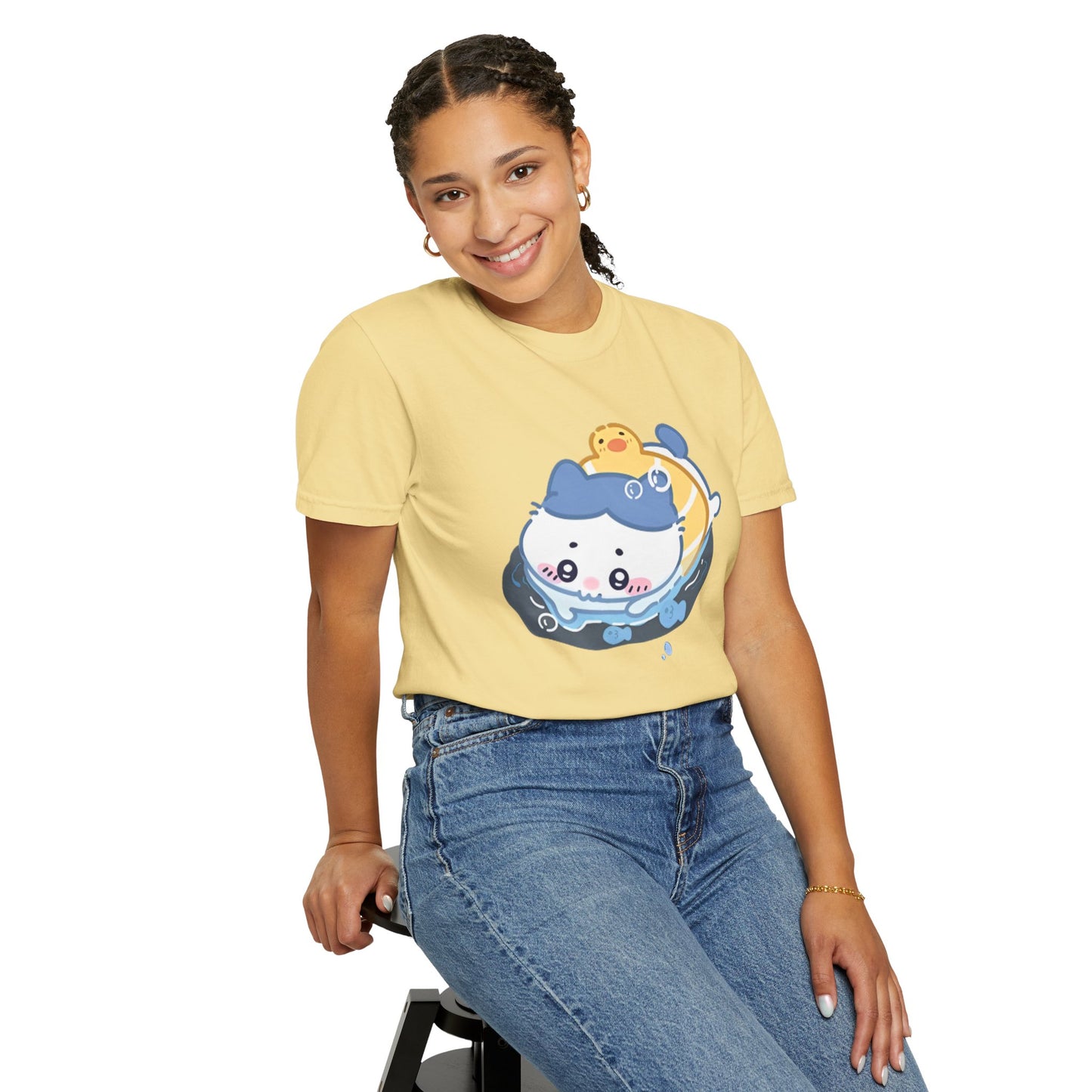 Cartoon Cute Meow Unisex T-Shirt