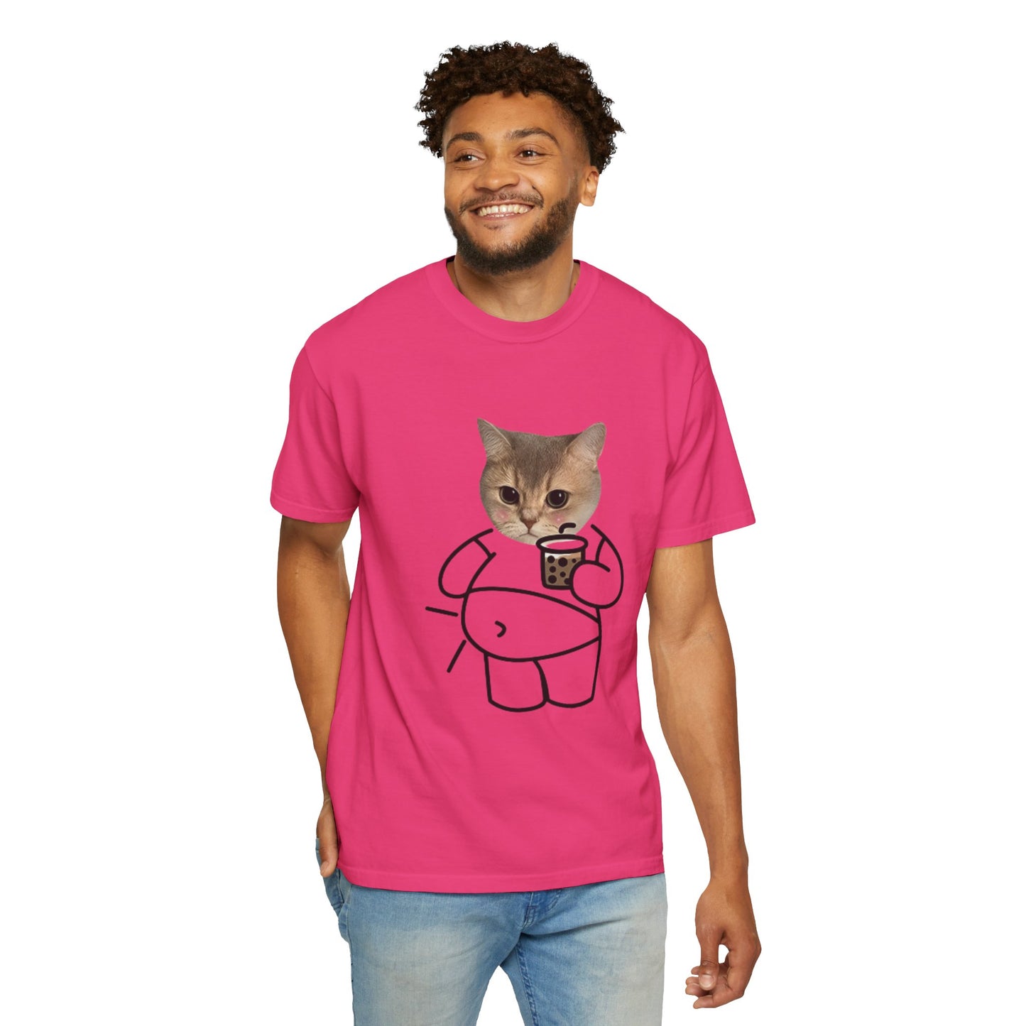 Cartoon Cute Cat Unisex T-Shirt