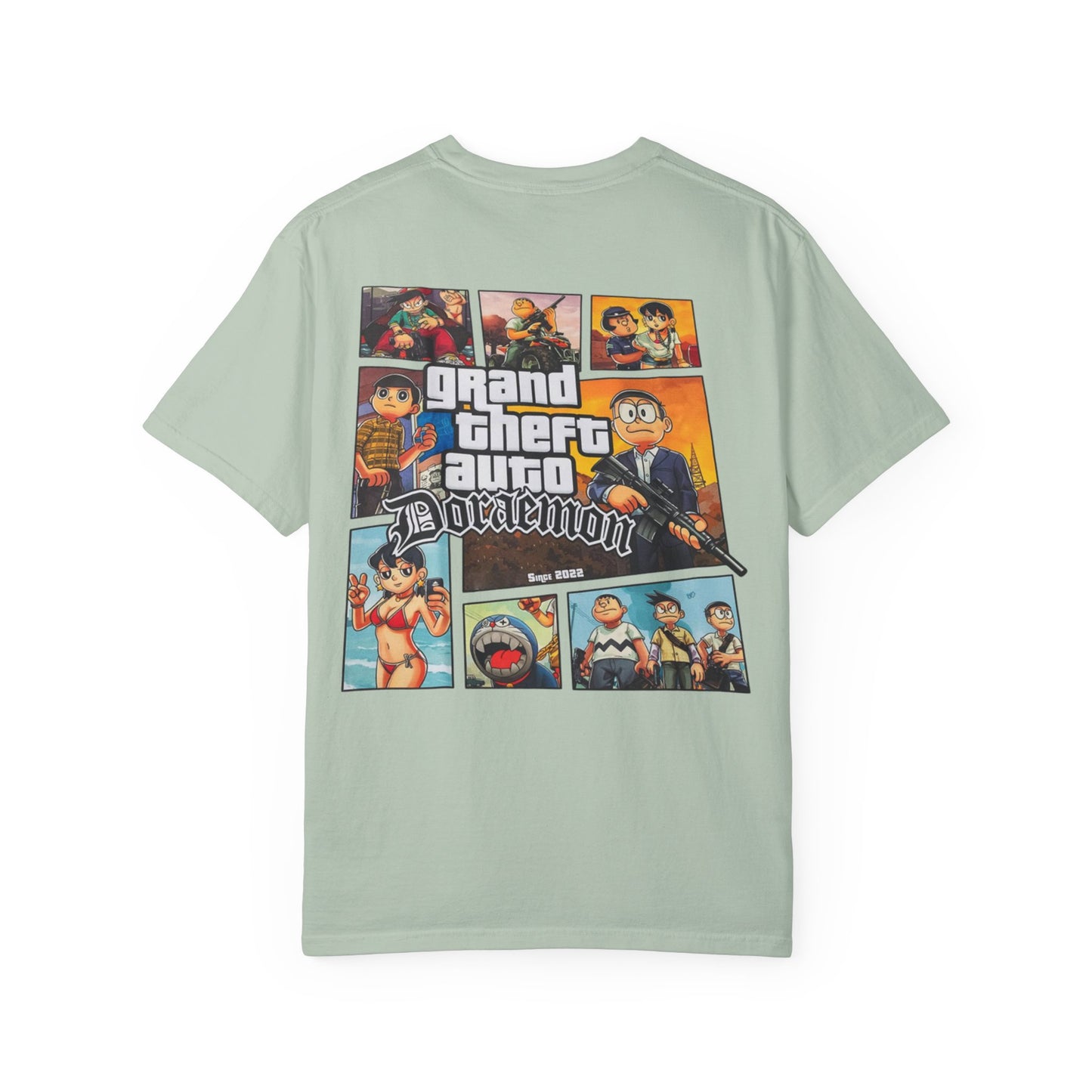 Cartoon GTA & Doraemon Unisex T-Shirt