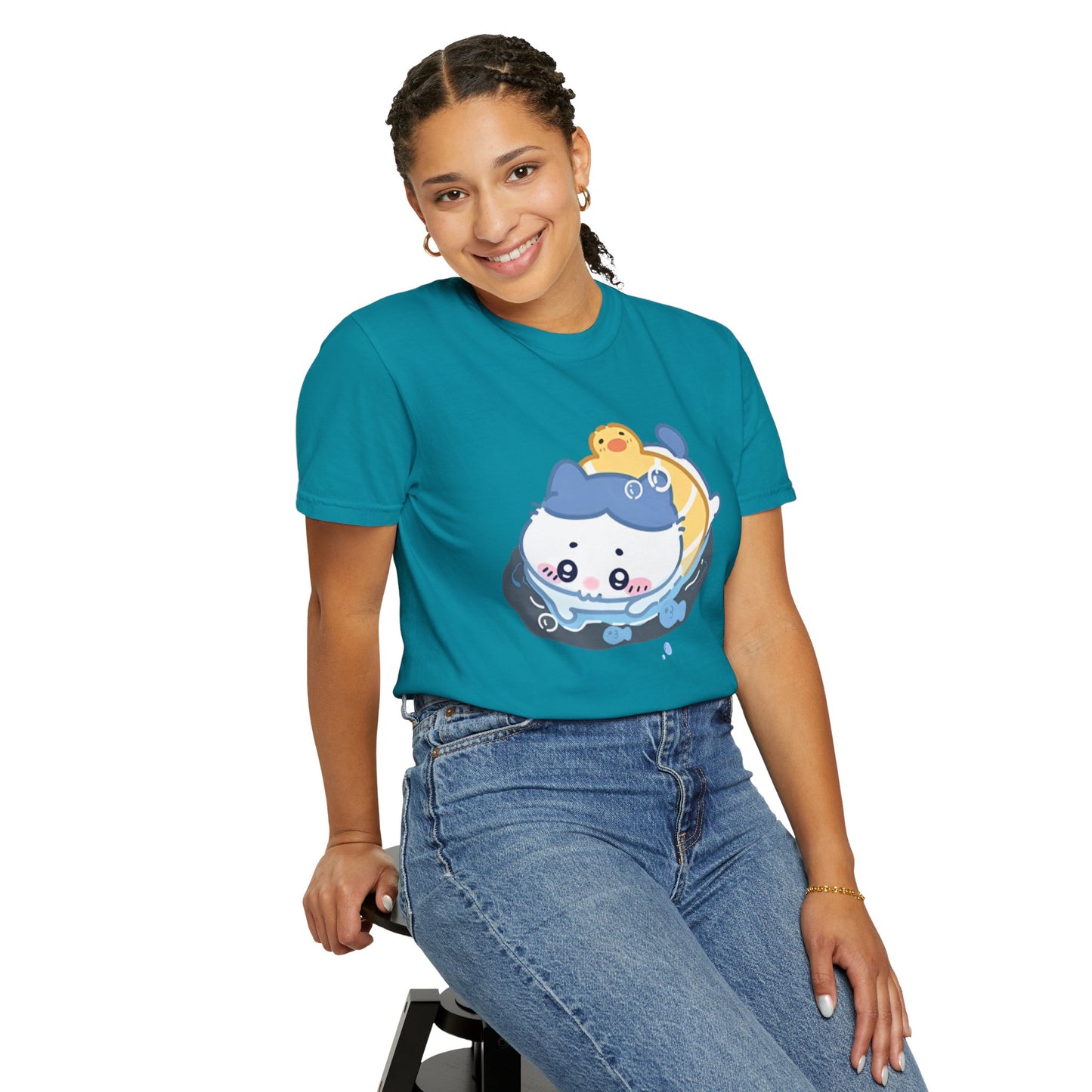 Cartoon Cute Meow Unisex T-Shirt