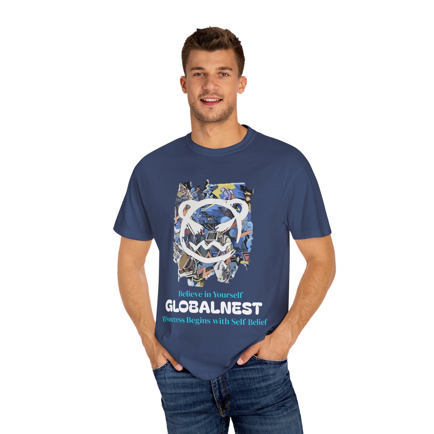 Cartoon Motivational Graphic T-shirt
