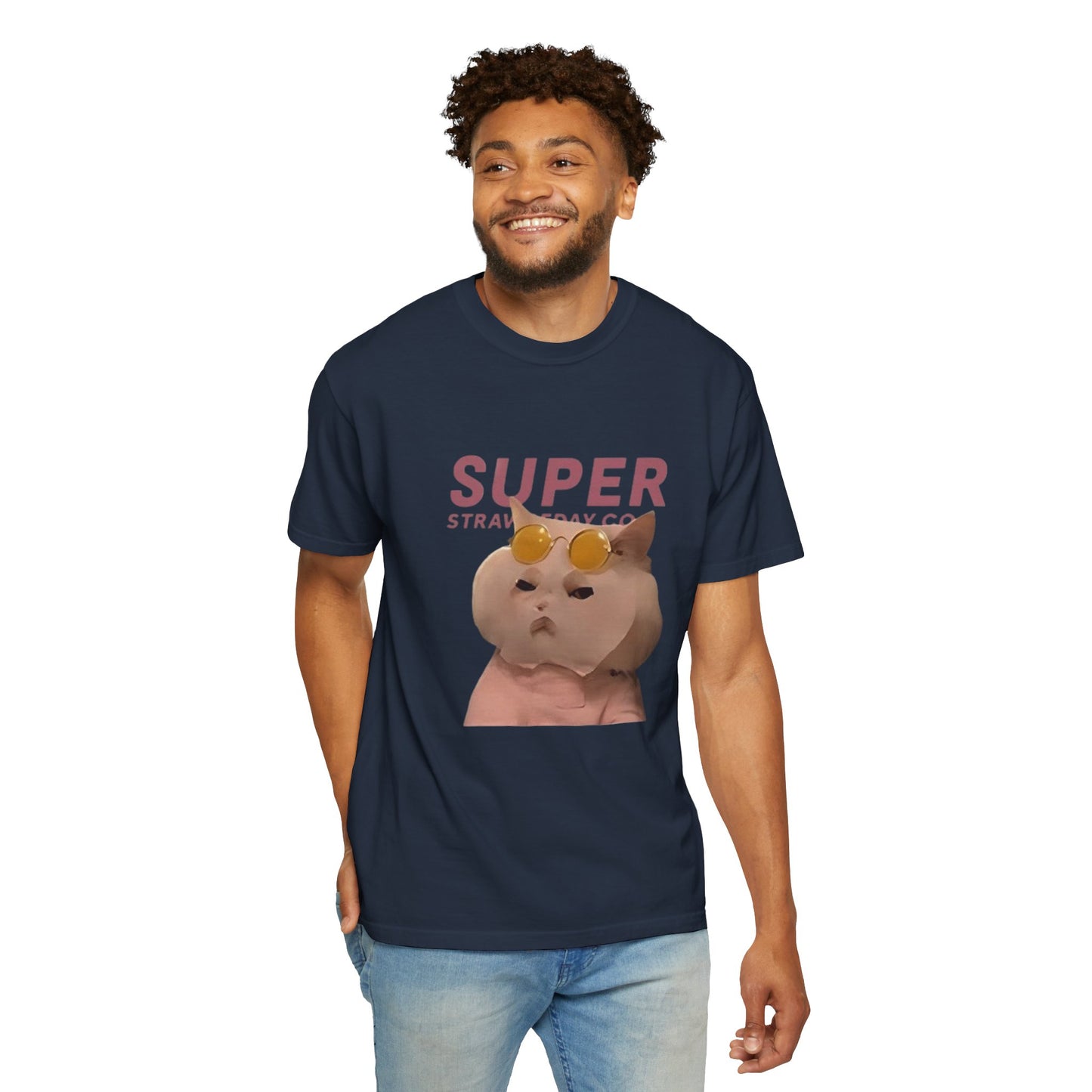 Cartoon Funny Meow Unisex T-Shirt