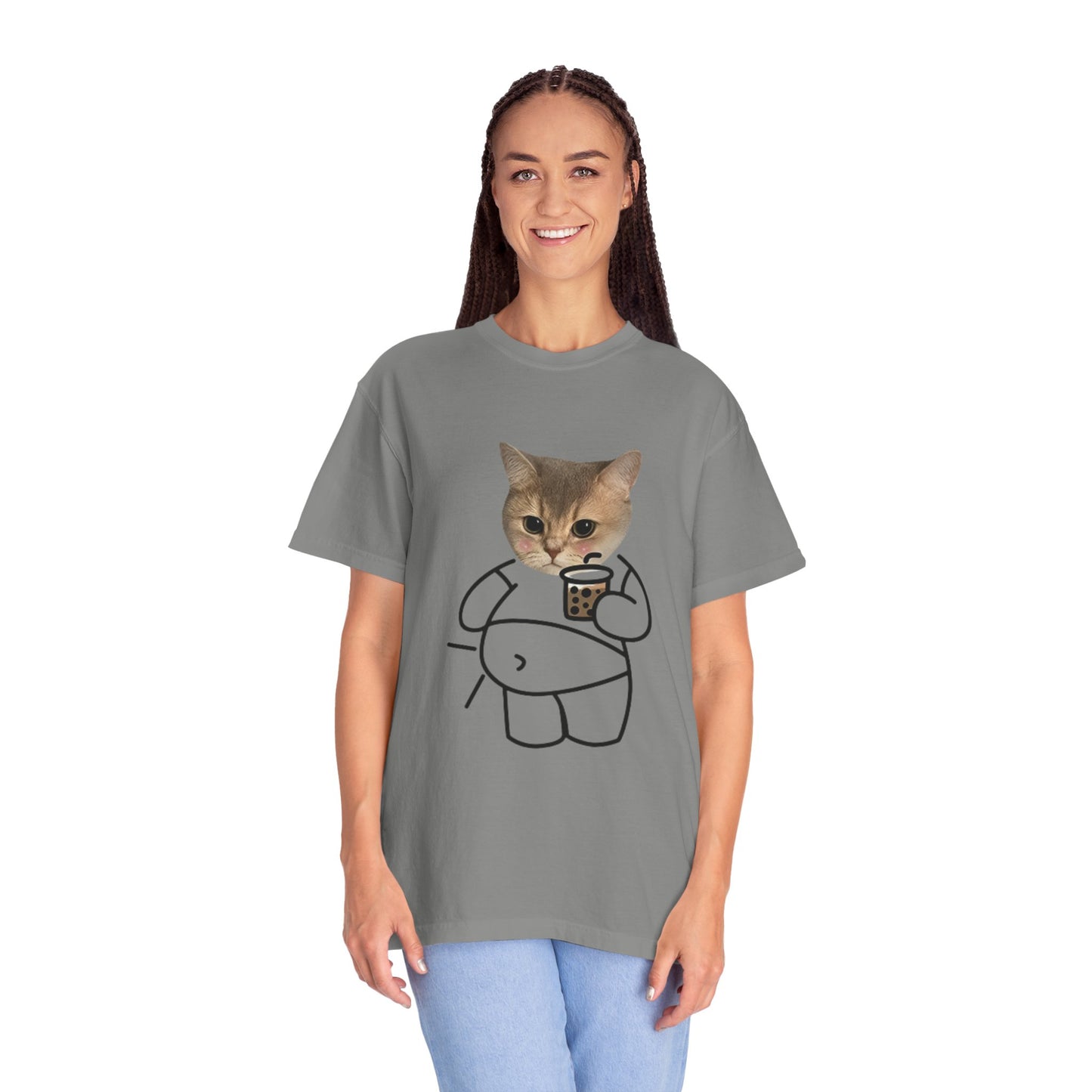 Cartoon Cute Cat Unisex T-Shirt
