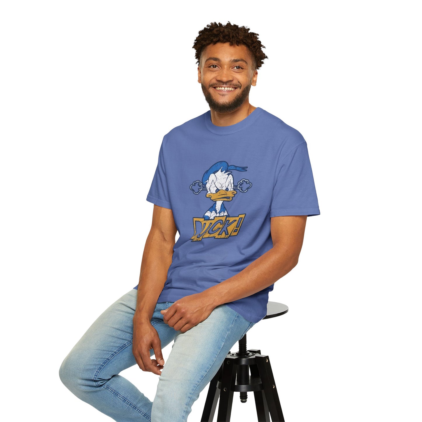 Cartoon Funny Duck Graphic T-Shirt