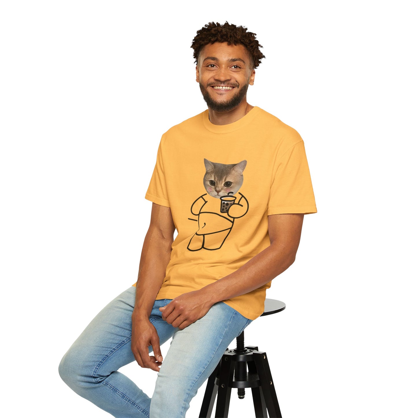 Cartoon Cute Cat Unisex T-Shirt