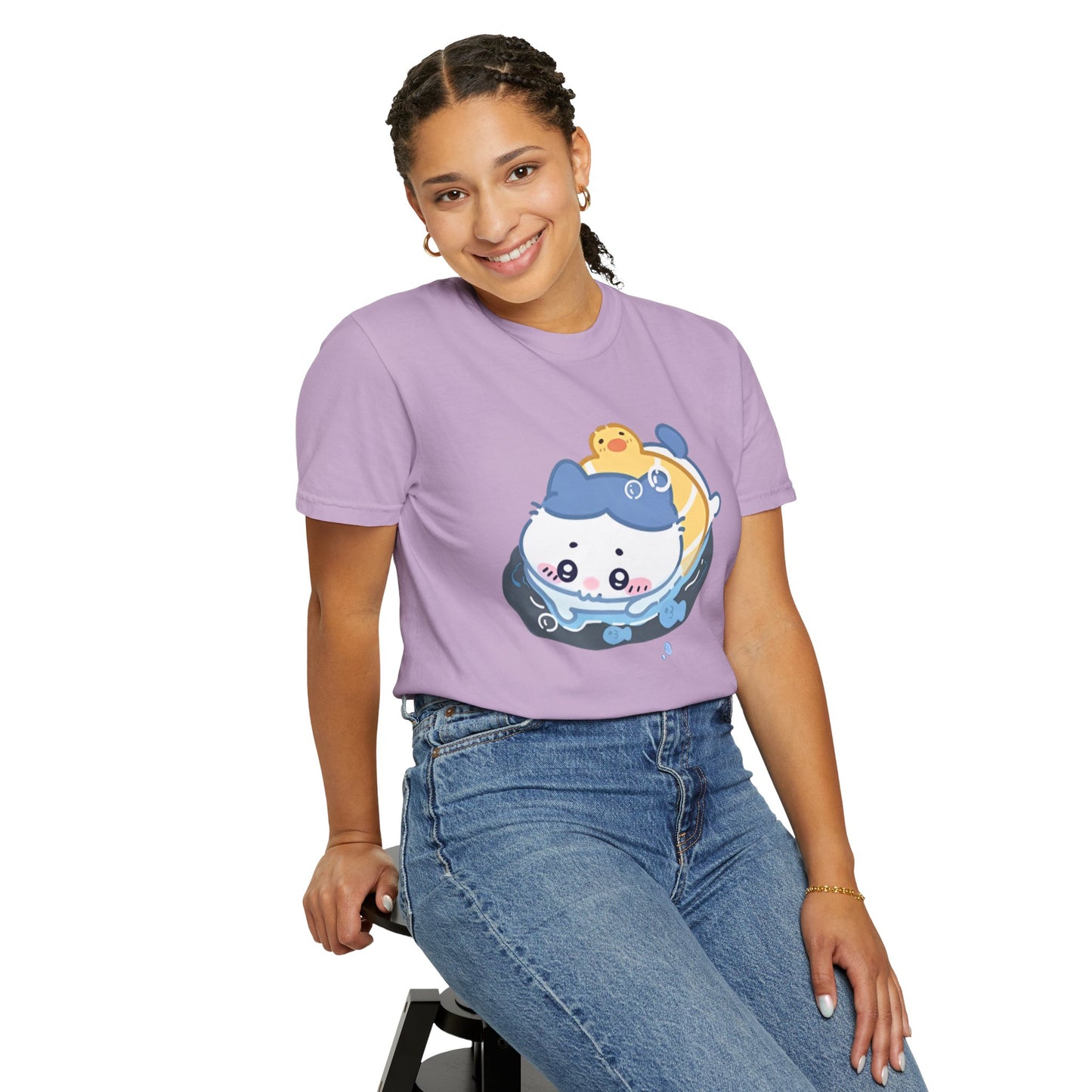 Cartoon Cute Meow Unisex T-Shirt