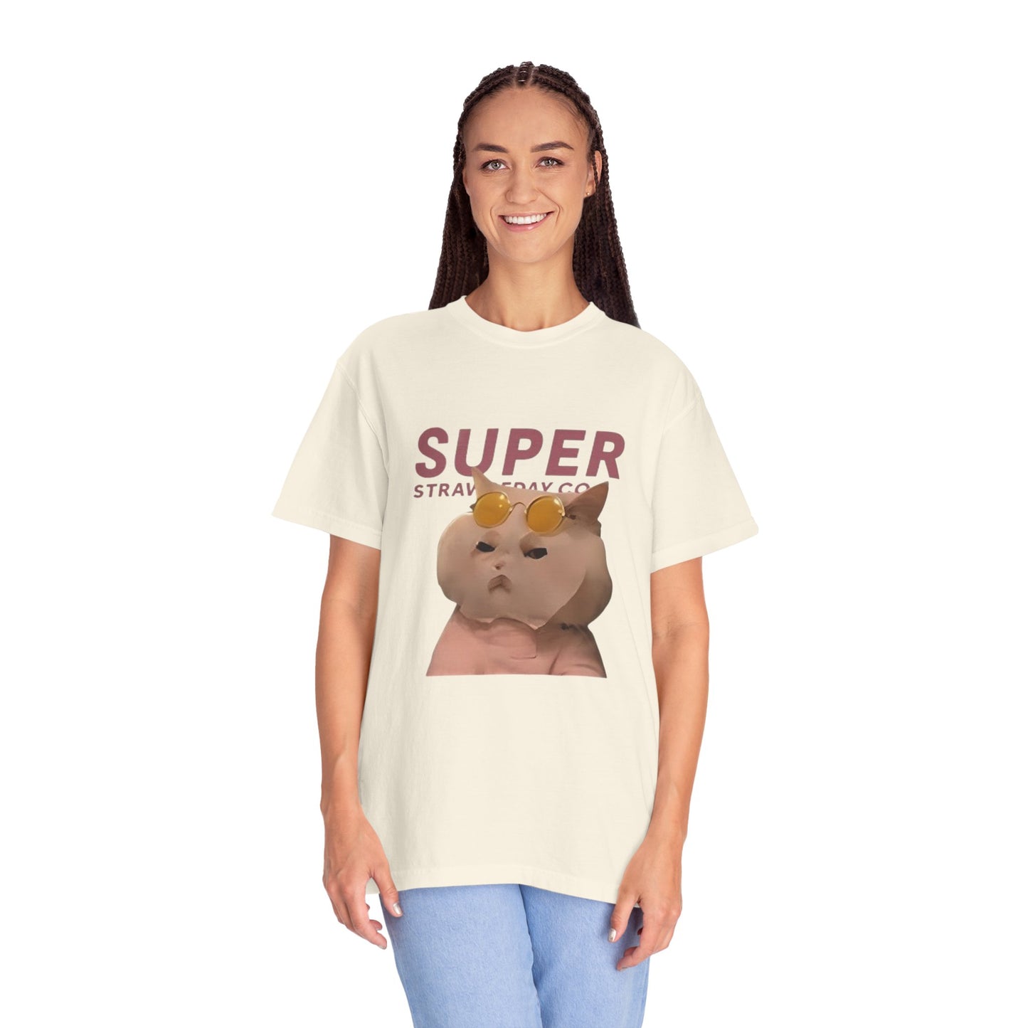 Cartoon Funny Meow Unisex T-Shirt