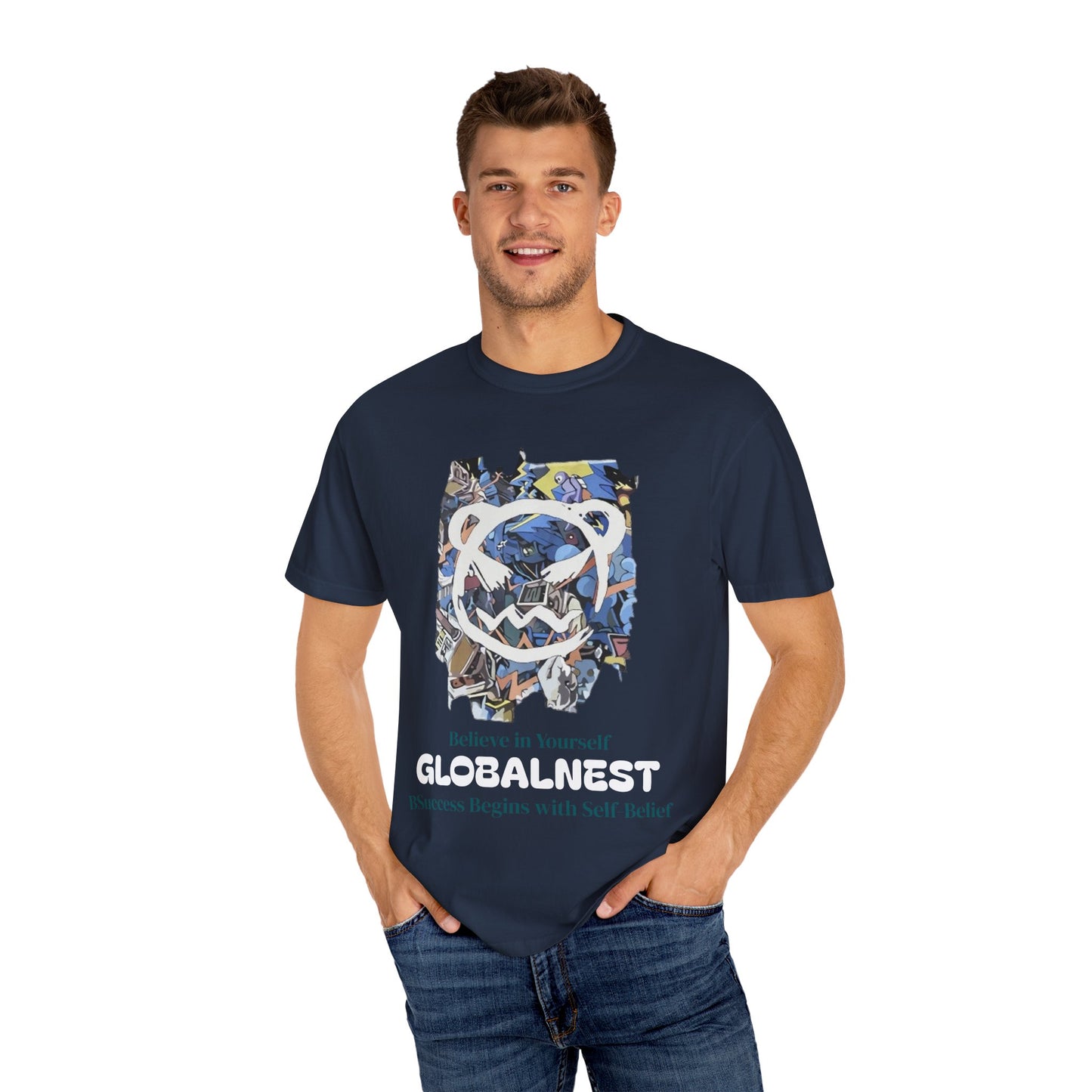 Cartoon Motivational Graphic T-shirt
