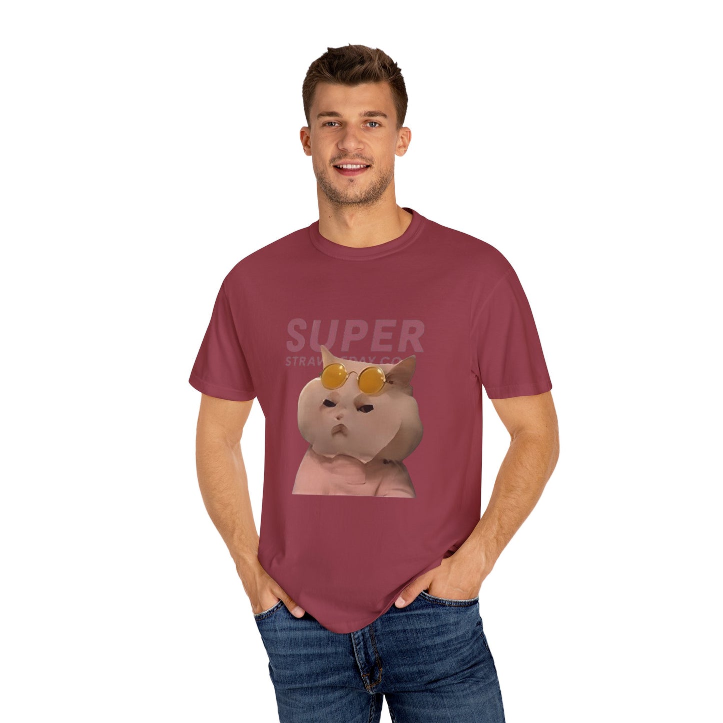 Cartoon Funny Meow Unisex T-Shirt