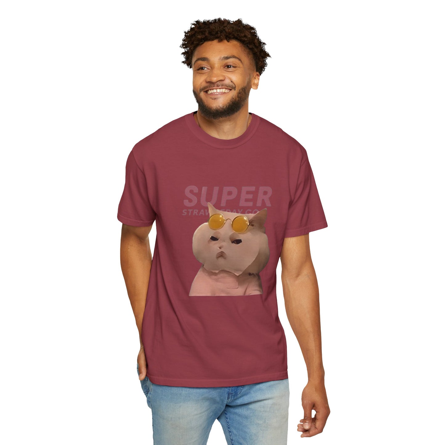 Cartoon Funny Meow Unisex T-Shirt