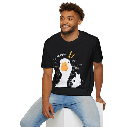 Cartoon Quirky Goose Unisex T-Shirt