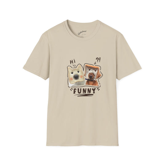 Cartoon Funny Dogs Unisex T-Shirt