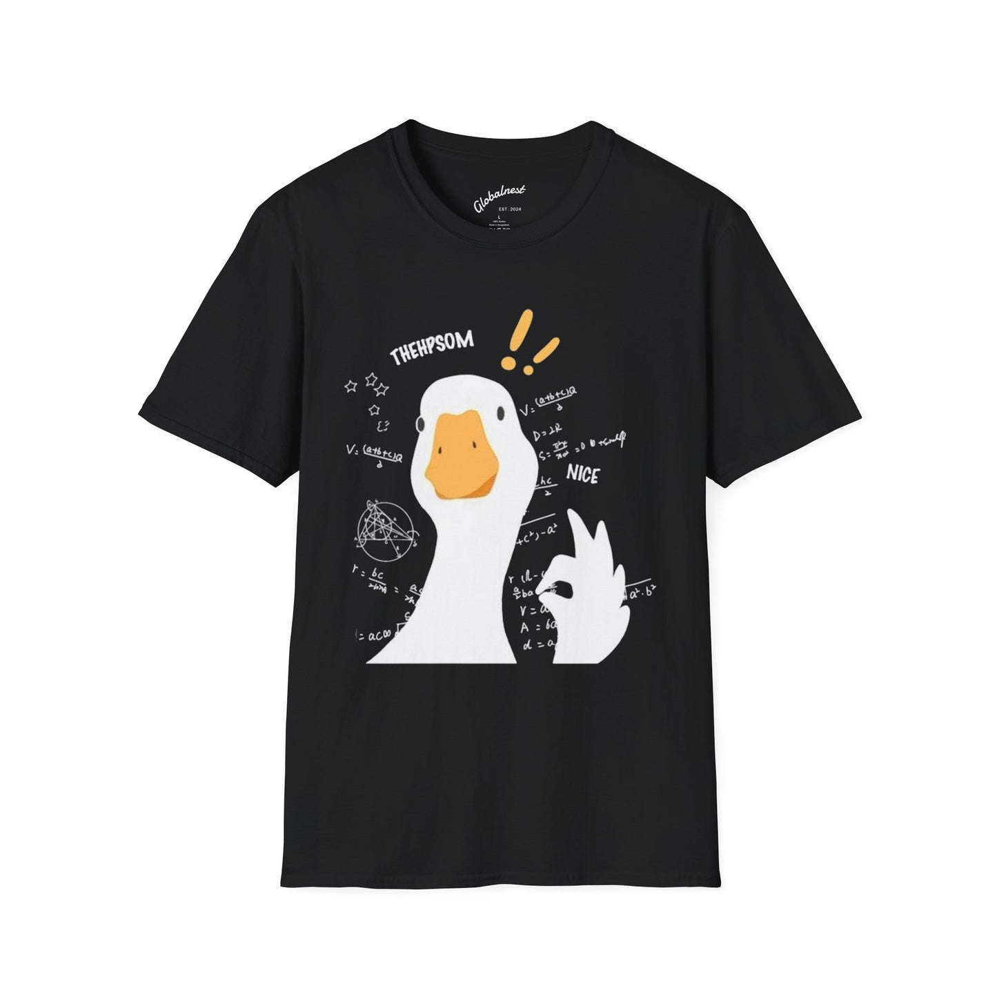 Cartoon Quirky Goose Unisex T-Shirt
