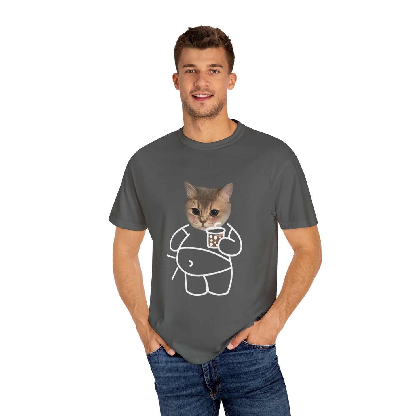 Cartoon Cute Cat Unisex T-Shirt