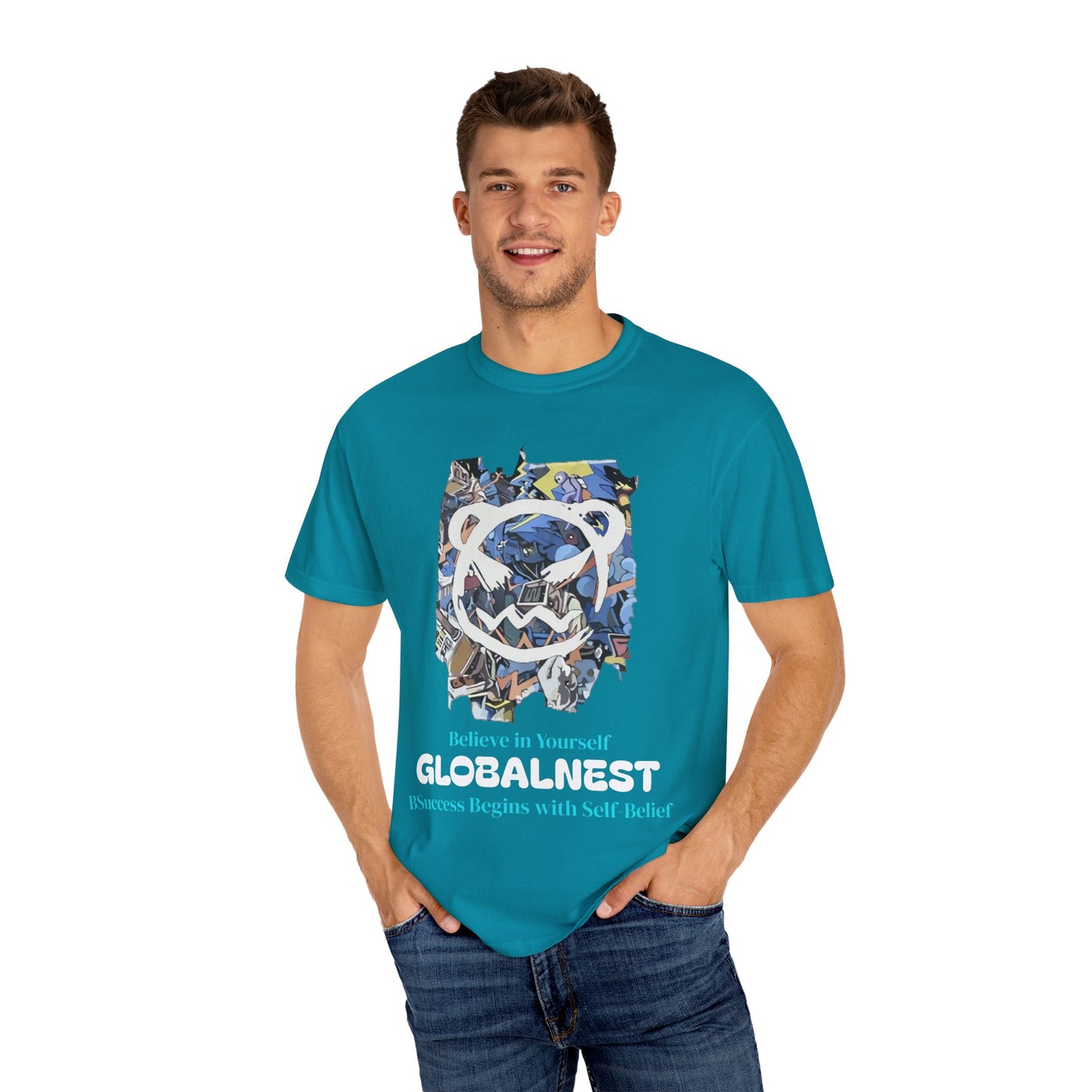 Cartoon Motivational Graphic T-shirt