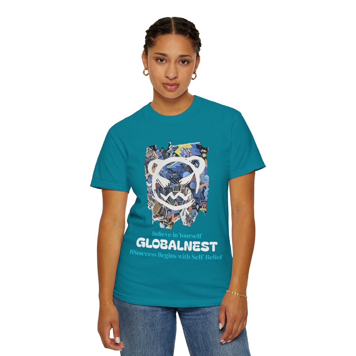Cartoon Motivational Graphic T-shirt
