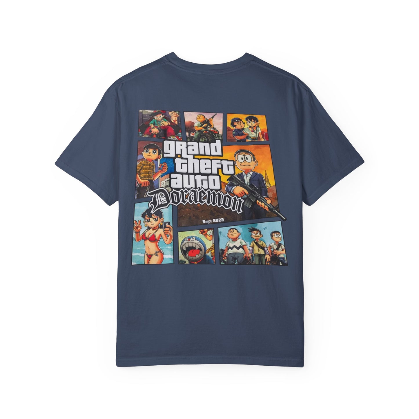Cartoon GTA & Doraemon Unisex T-Shirt