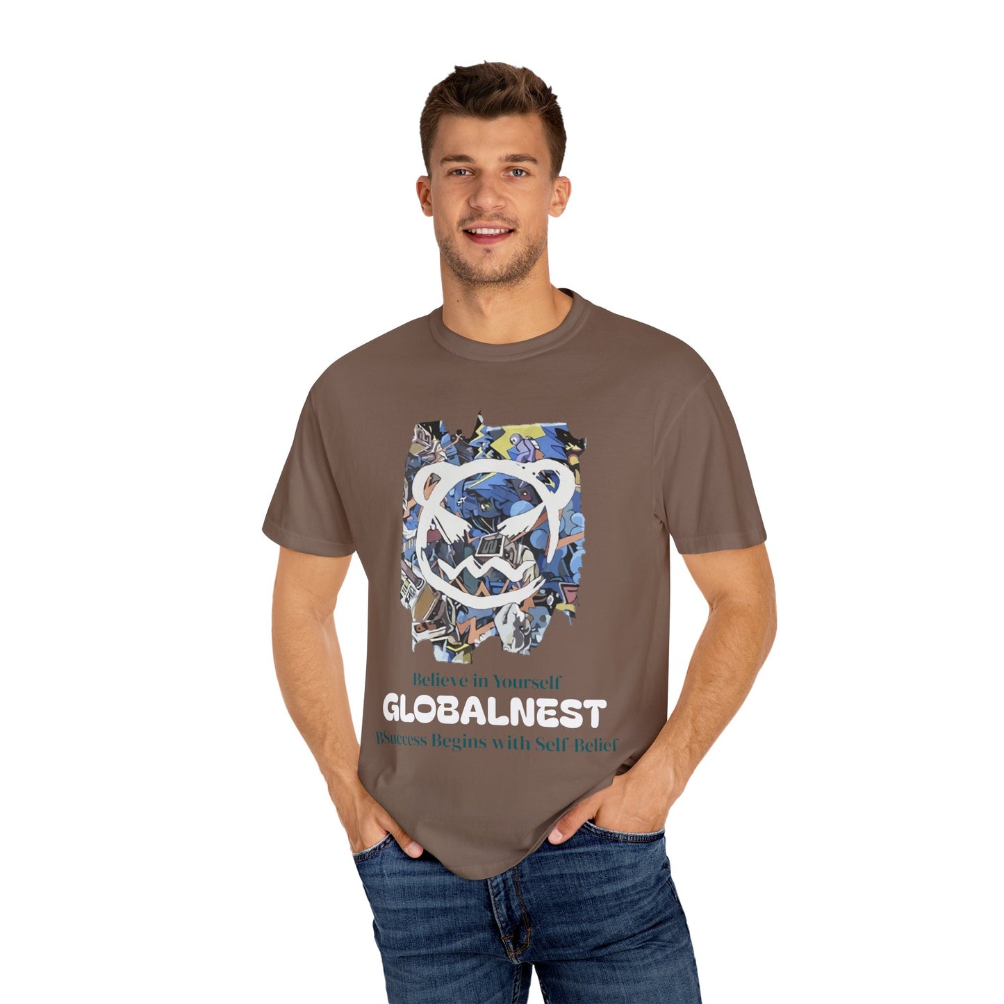Cartoon Motivational Graphic T-shirt