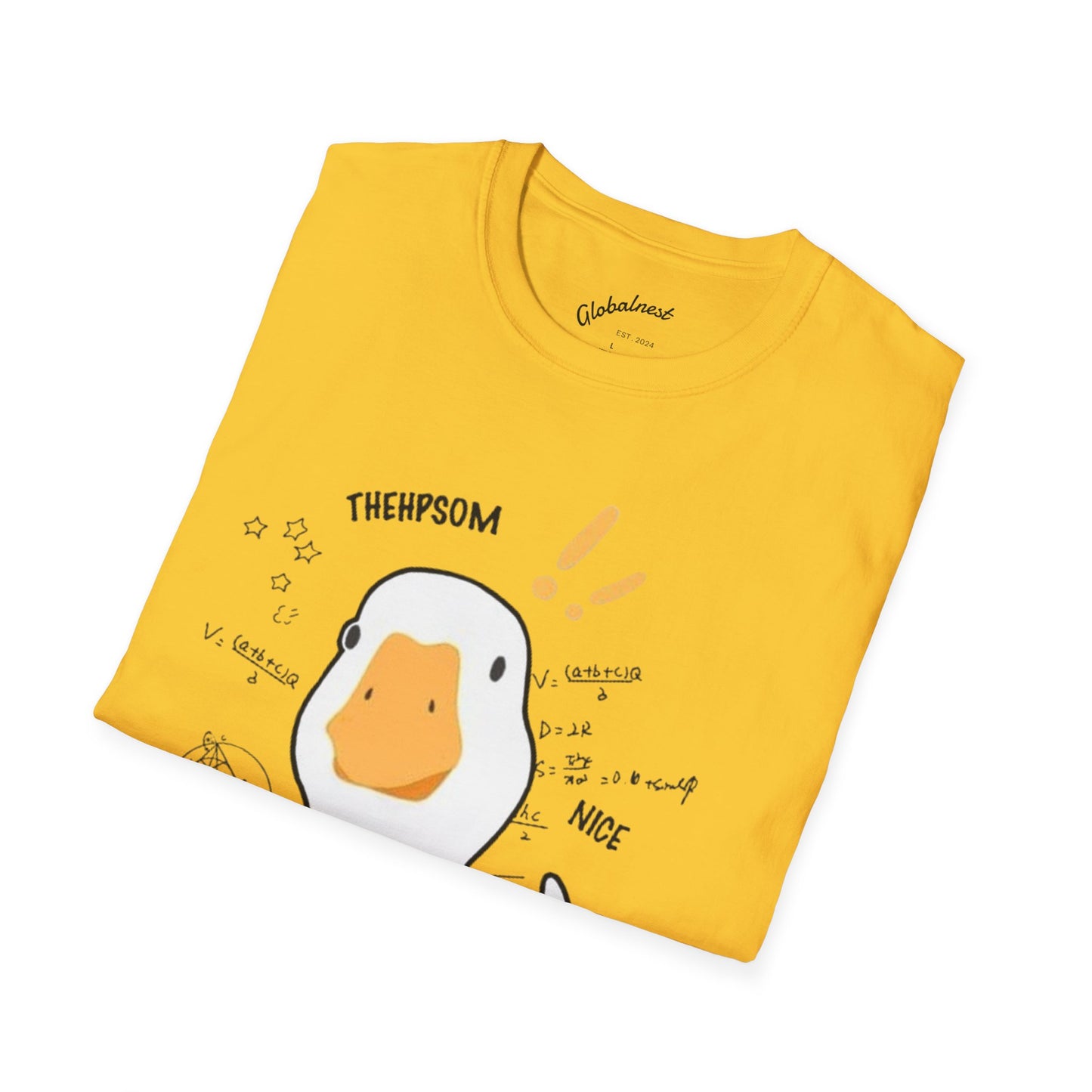 Cartoon Quirky Goose Unisex T-Shirt