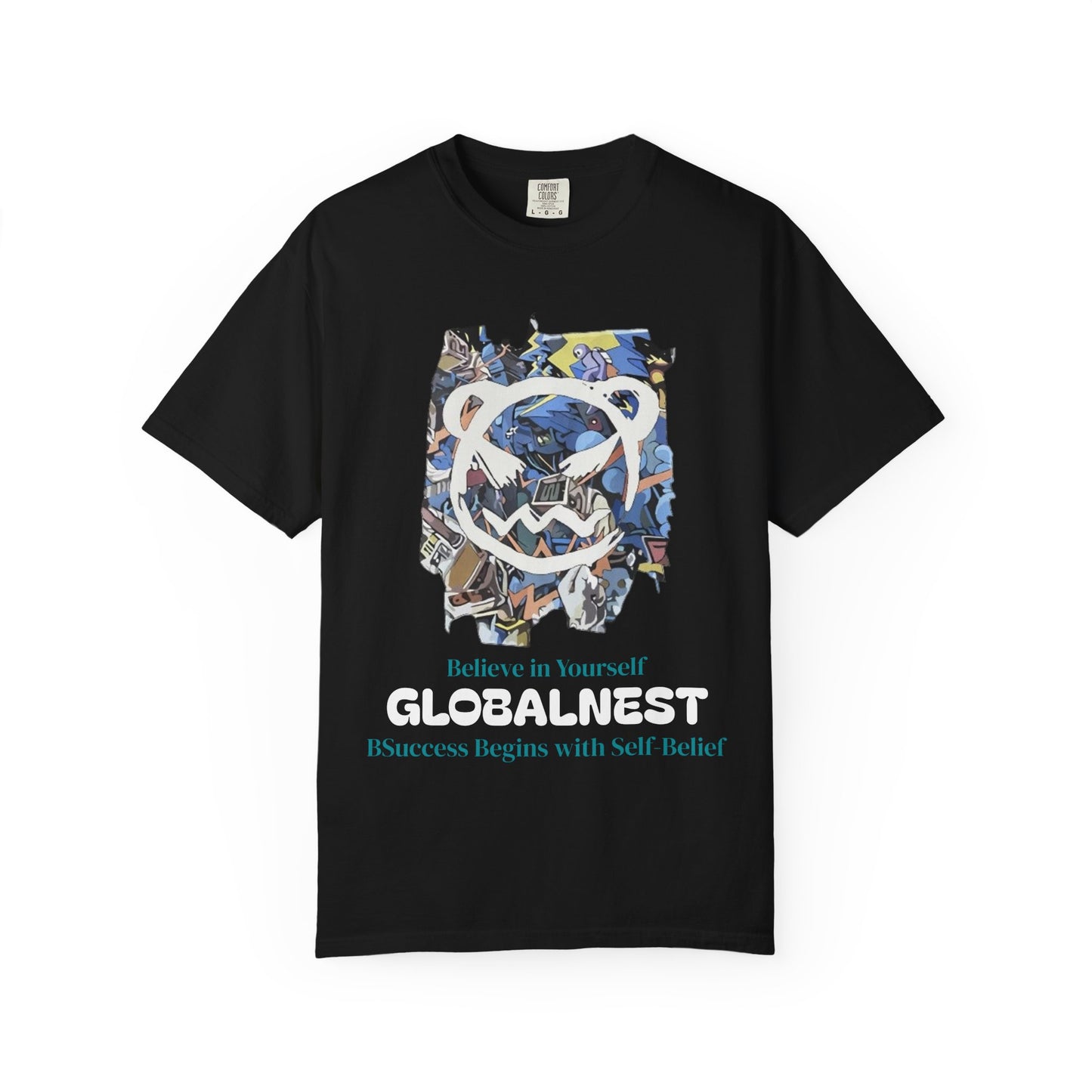 Cartoon Motivational Graphic T-shirt