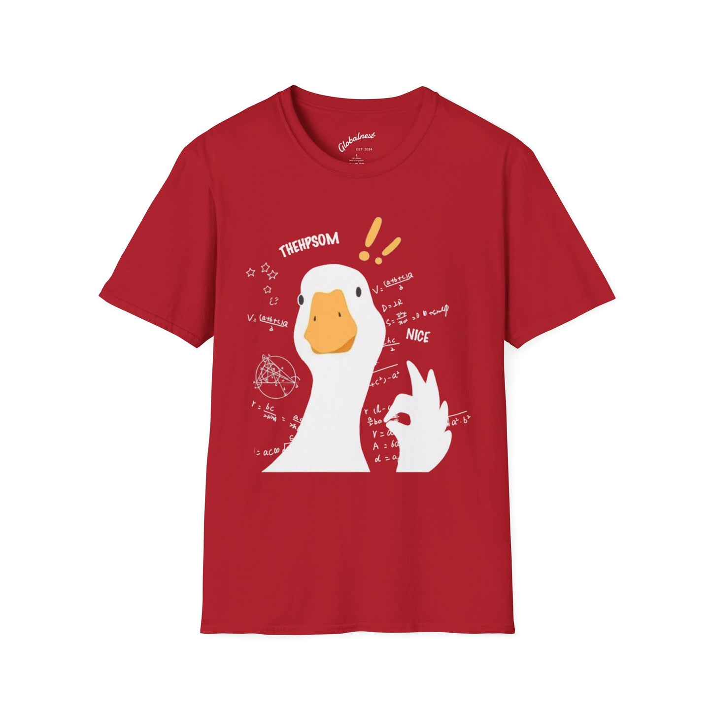 Cartoon Quirky Goose Unisex T-Shirt