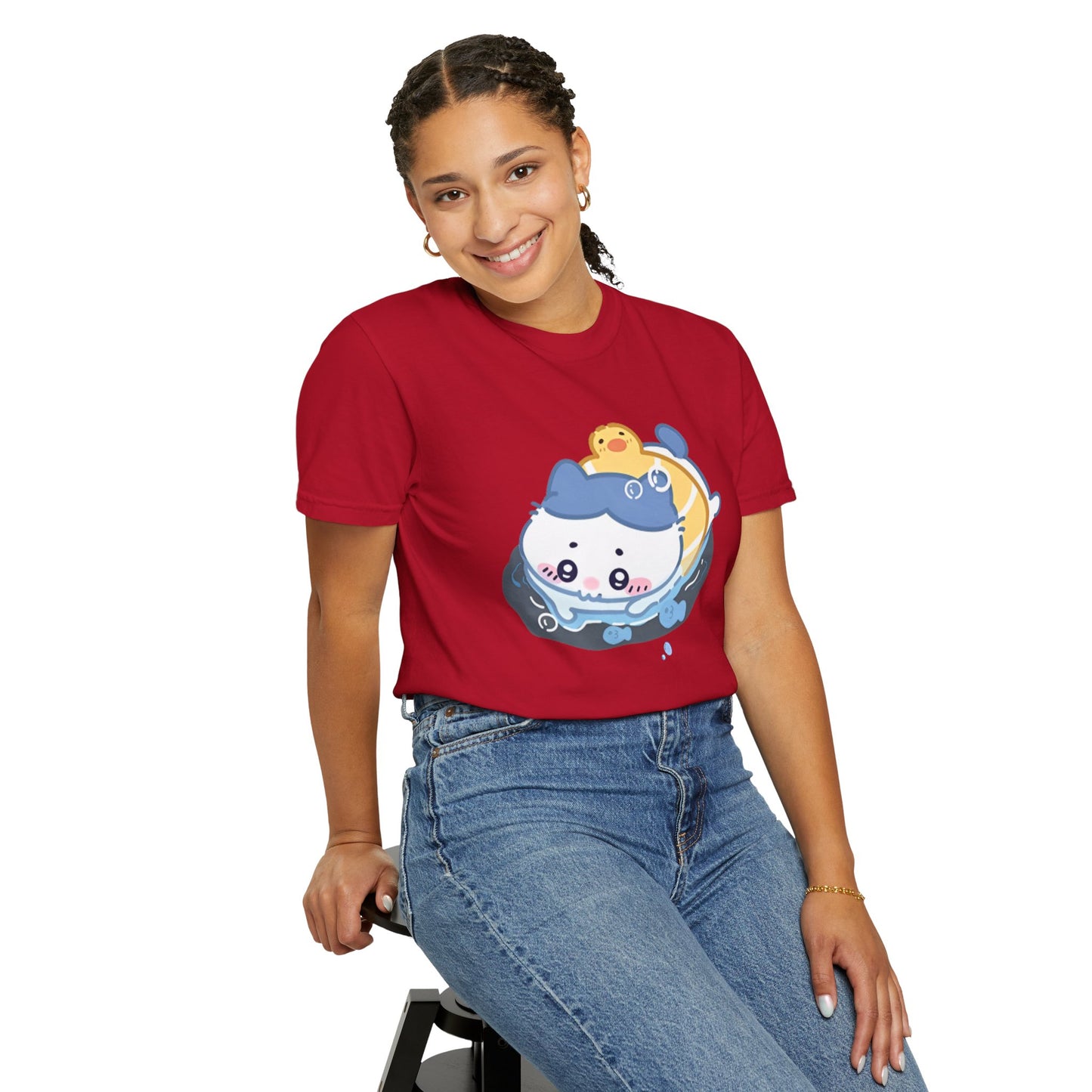 Cartoon Cute Meow Unisex T-Shirt
