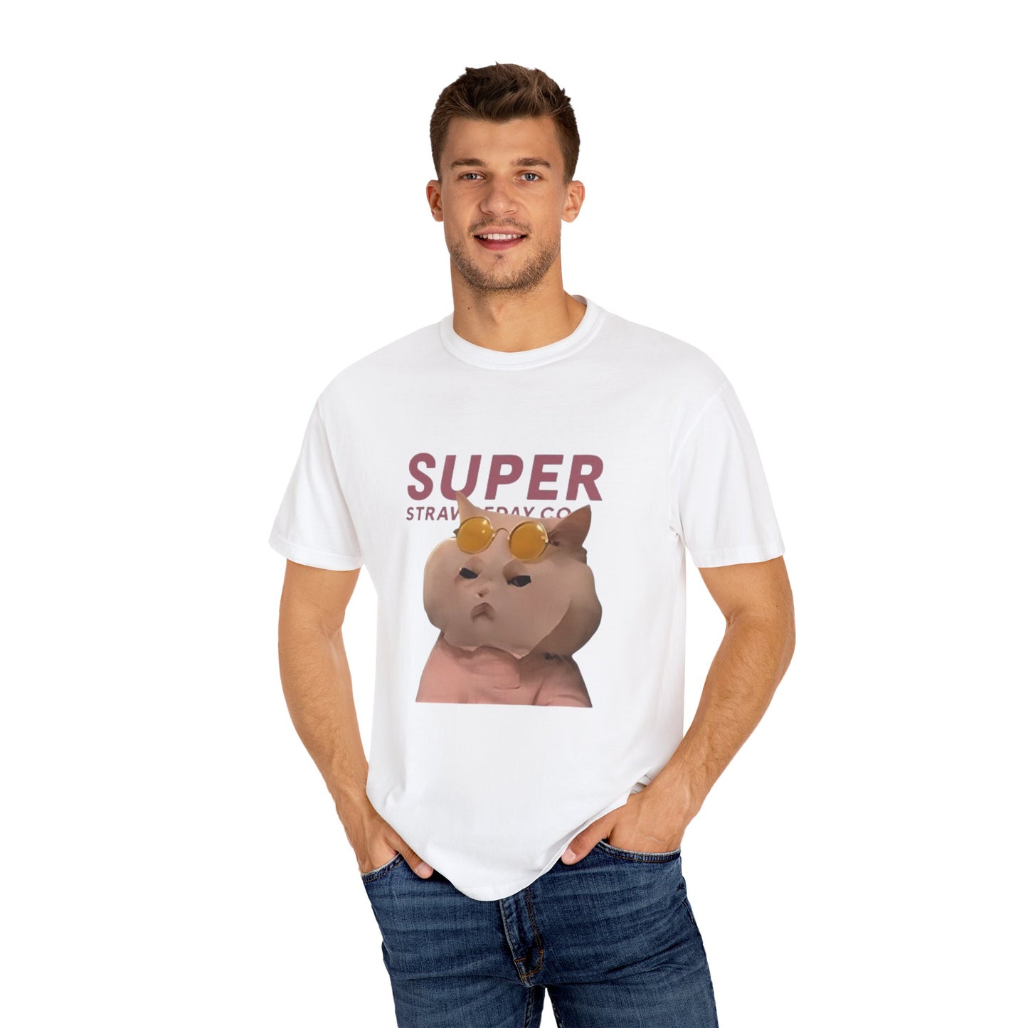 Cartoon Funny Meow Unisex T-Shirt