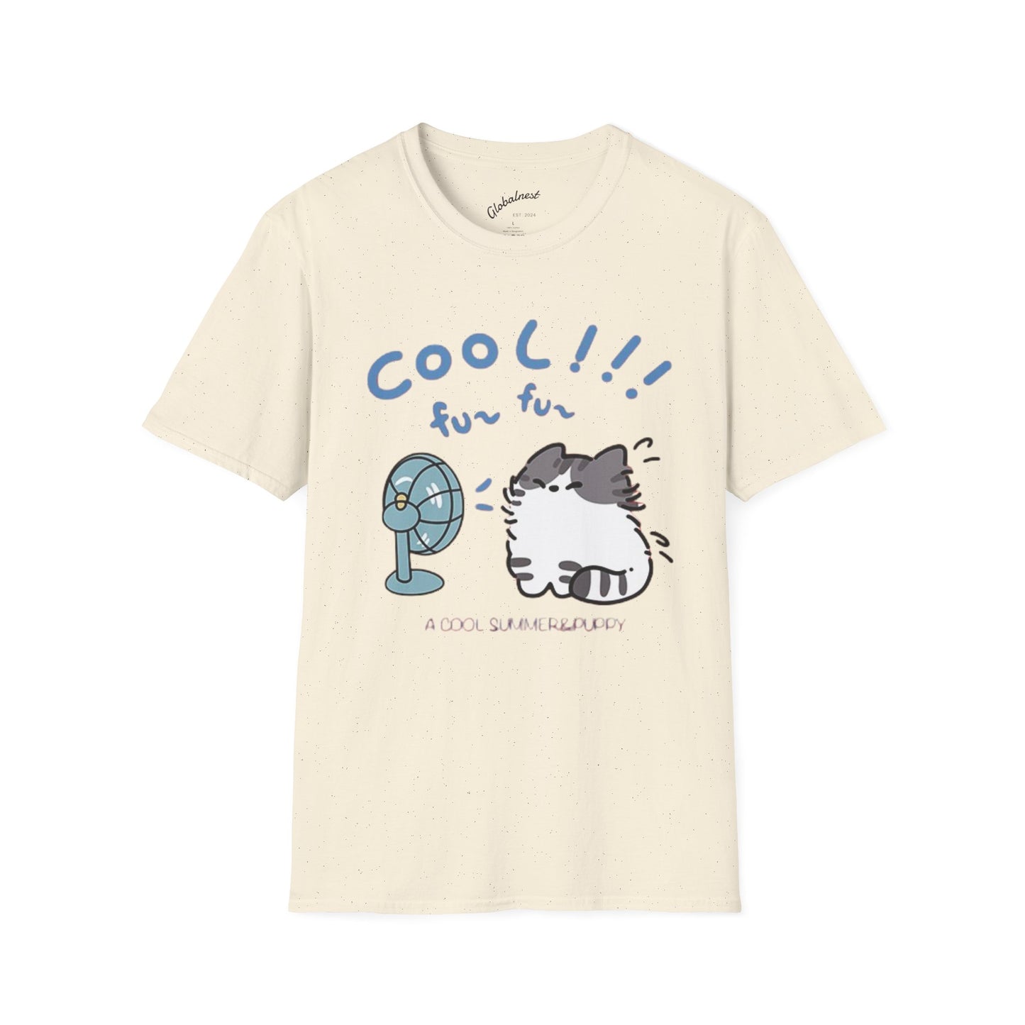 Cartoon Cool Cat Unisex T-Shirt