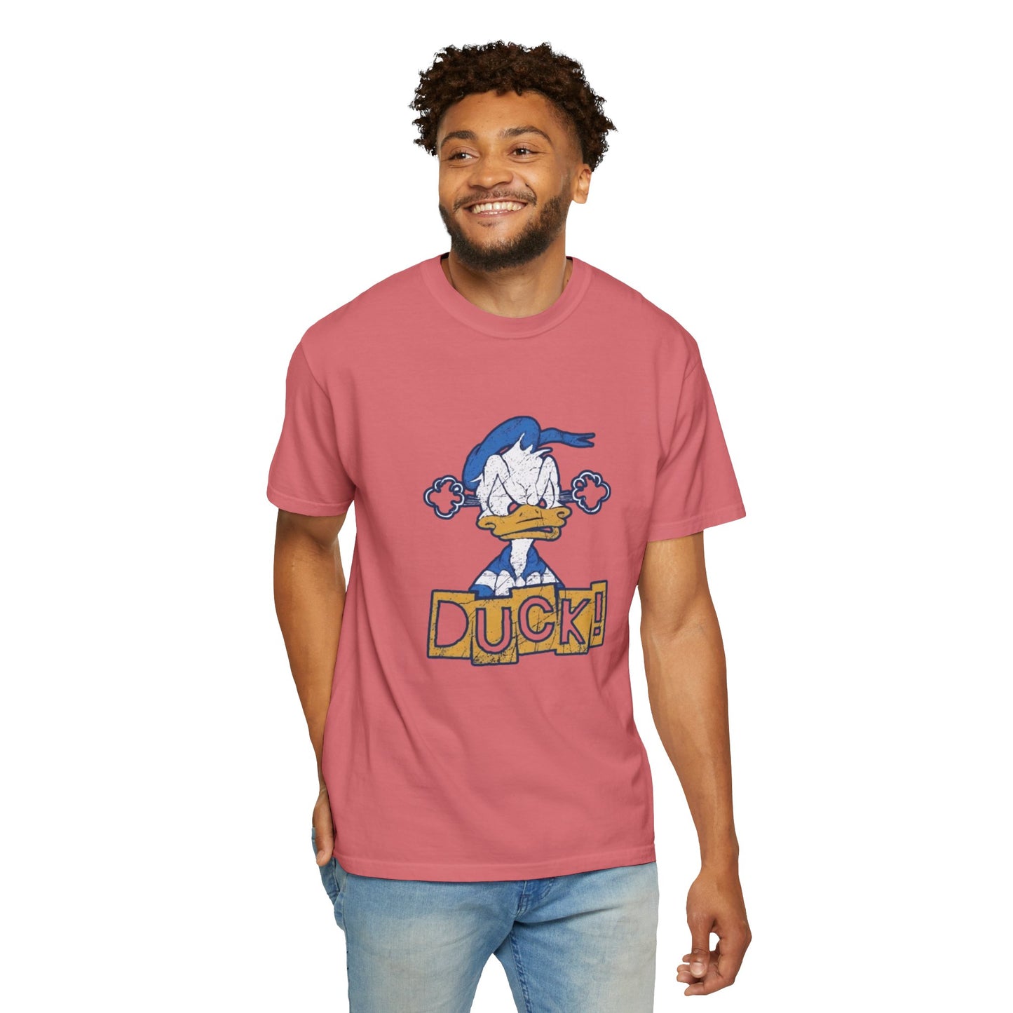 Cartoon Funny Duck Graphic T-Shirt