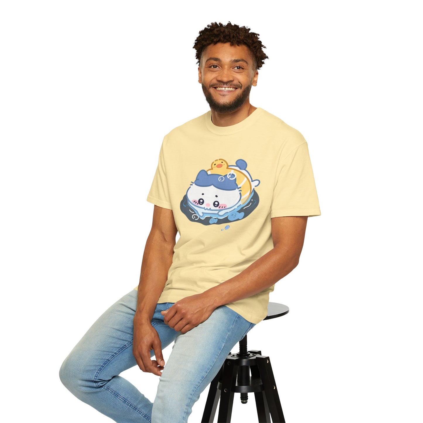 Cartoon Cute Meow Unisex T-Shirt